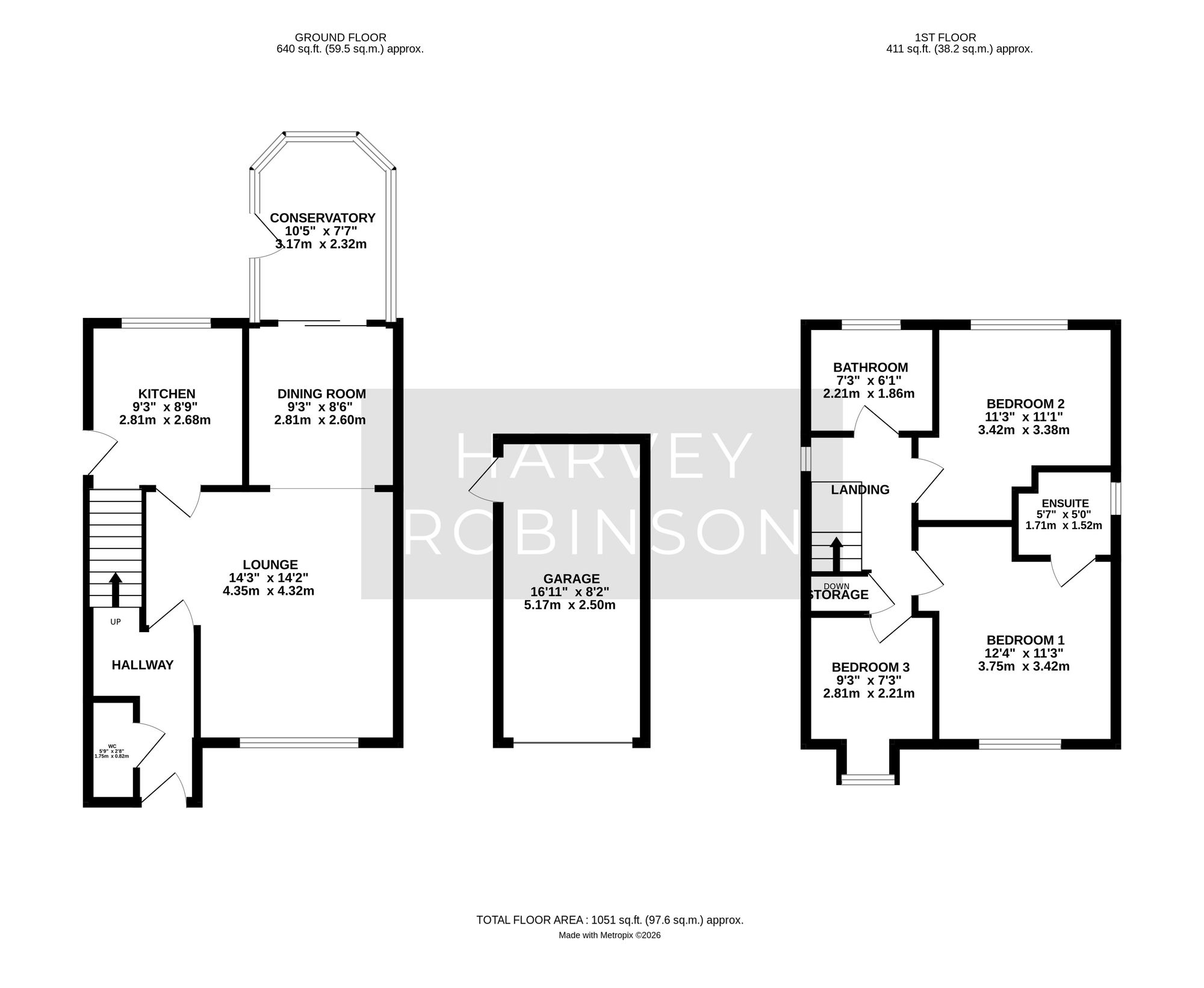 1 Cranfield Place, Huntingdon floorplan