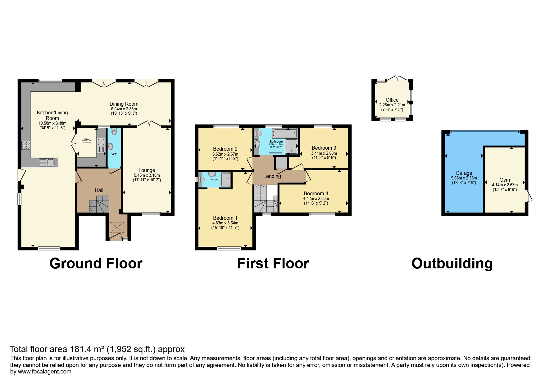 21, Walton Crescent, Bristol floorplan
