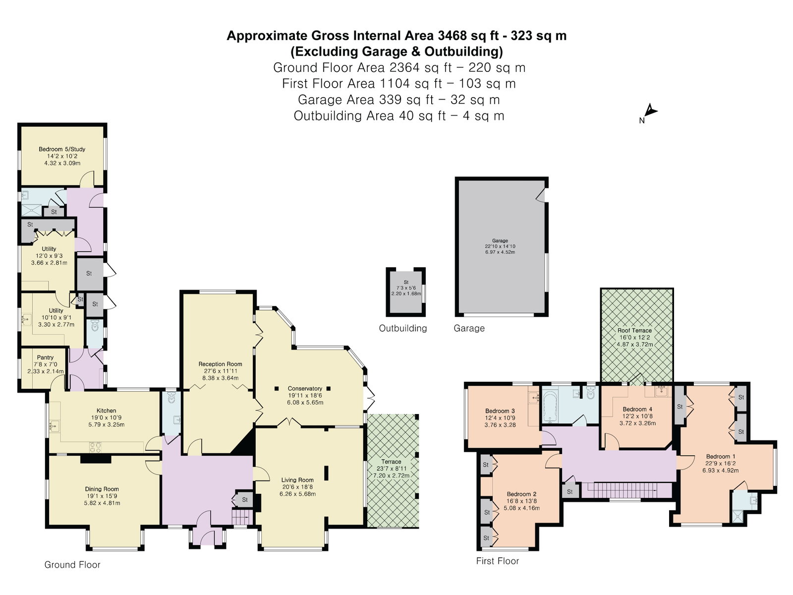 Southwood, Burnhams Road, Bookham floorplan