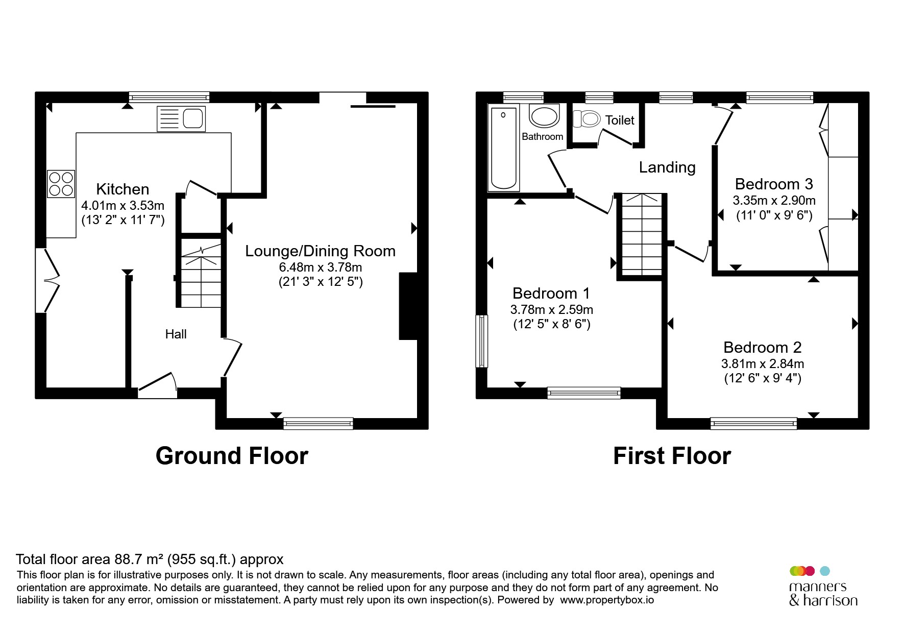 12, Kinross Grove, Hartlepool floorplan