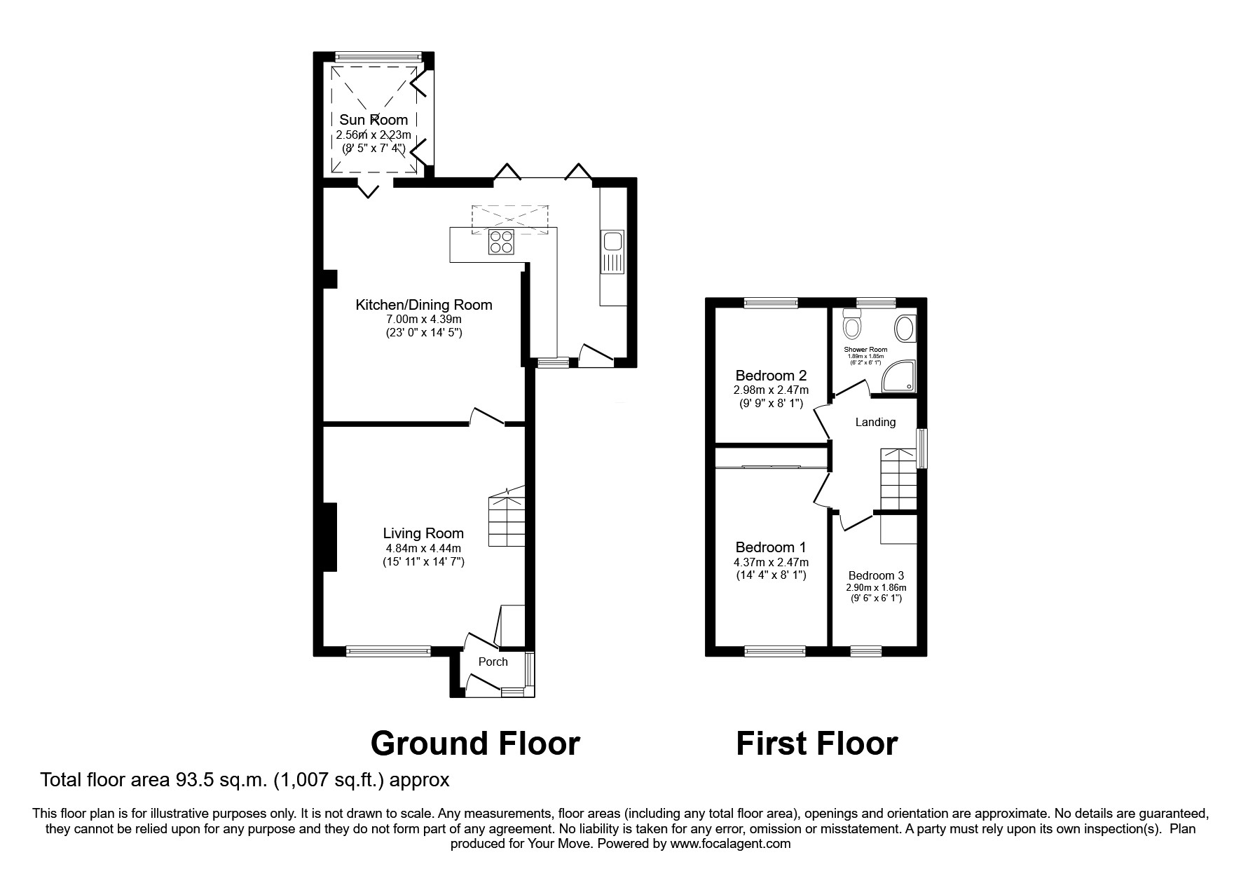 Devonport Crescent, Oldham floorplan