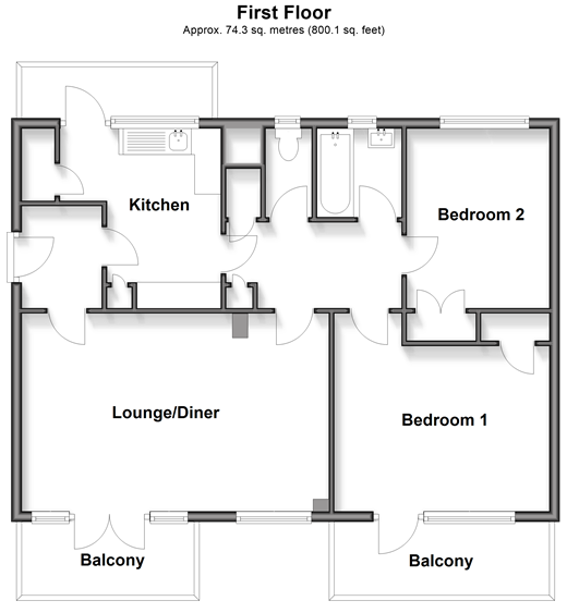 The Gateway, Dover floorplan