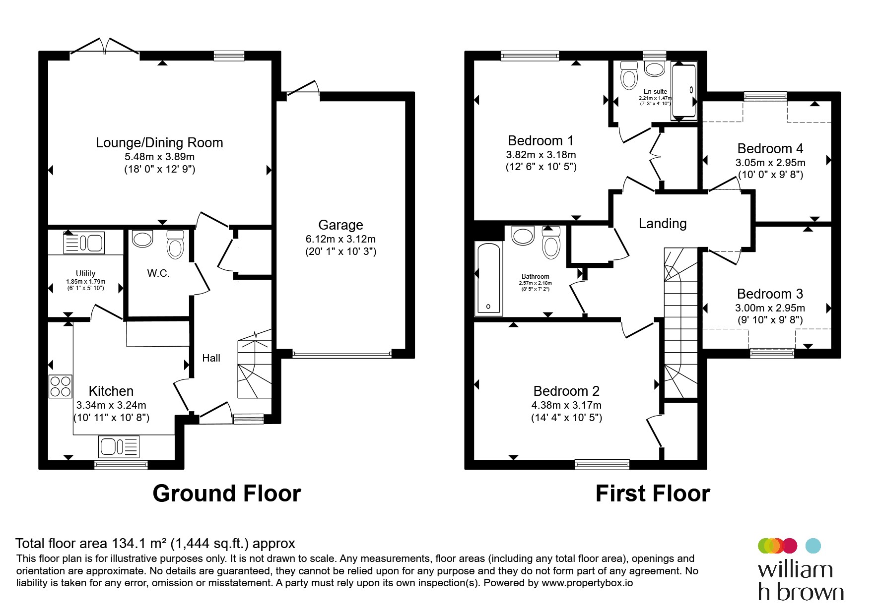 6, Larwood Drive, Stevenage floorplan