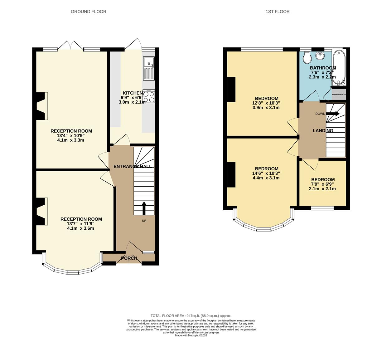 146, Greenway Avenue, Walthamstow floorplan