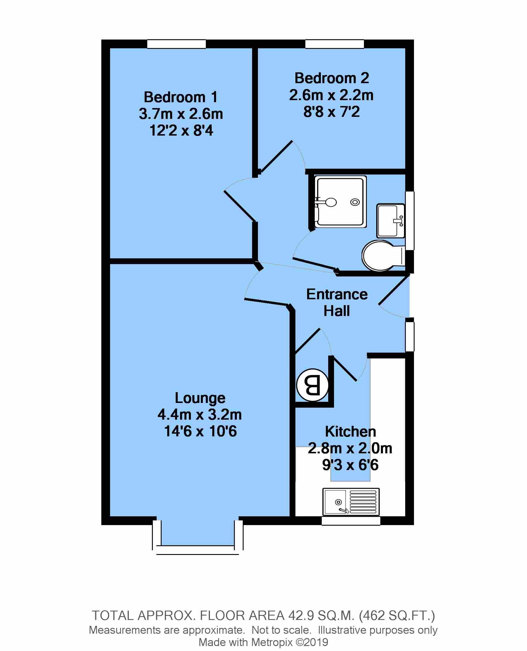 2 Bedrooms Semi-detached house for sale in Creswick Close, Walton, Chesterfield S40