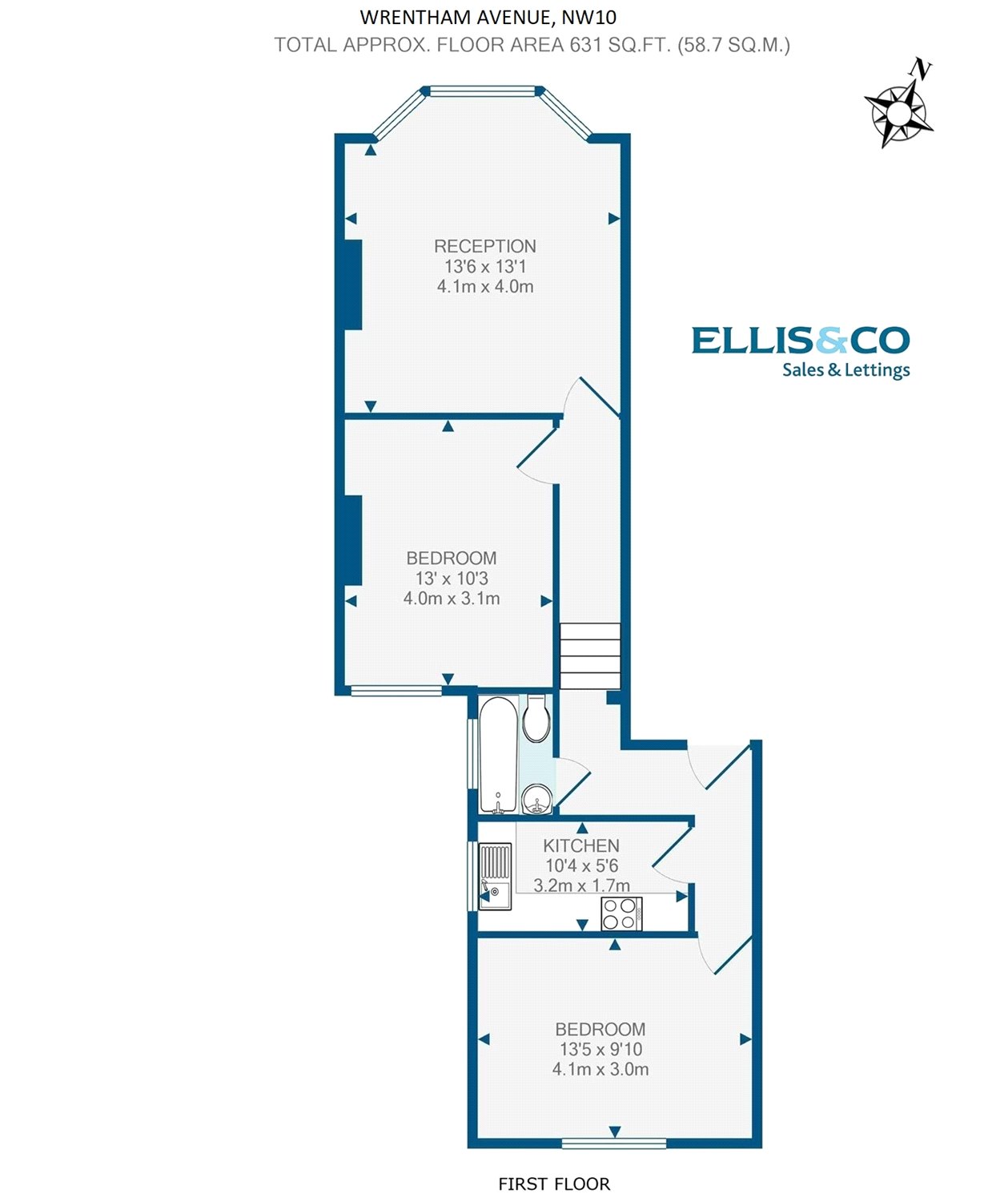 2 Bedrooms Flat to rent in Wrentham Avenue, London NW10