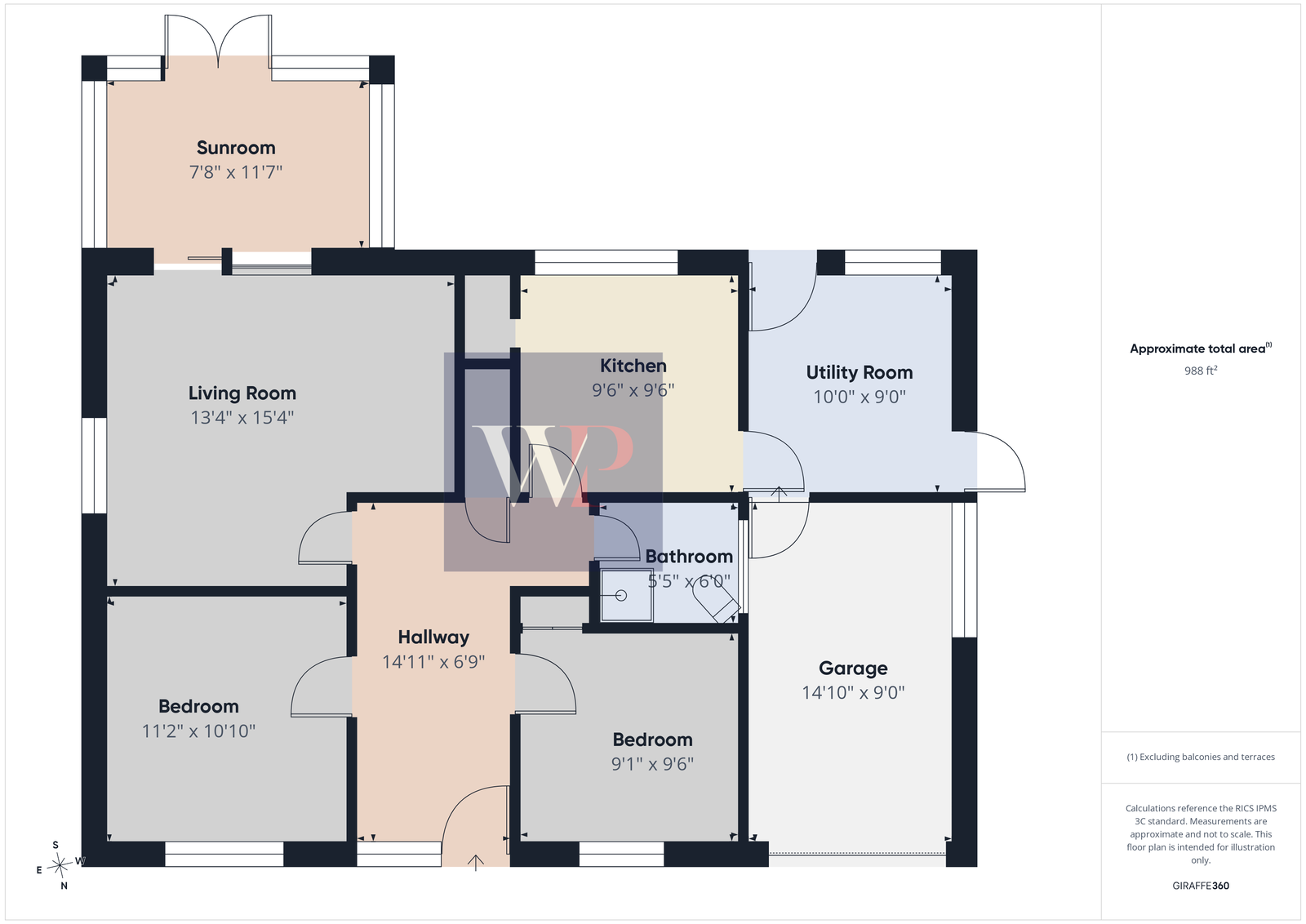 Blue Haze, Rectory Road, Norwich floorplan