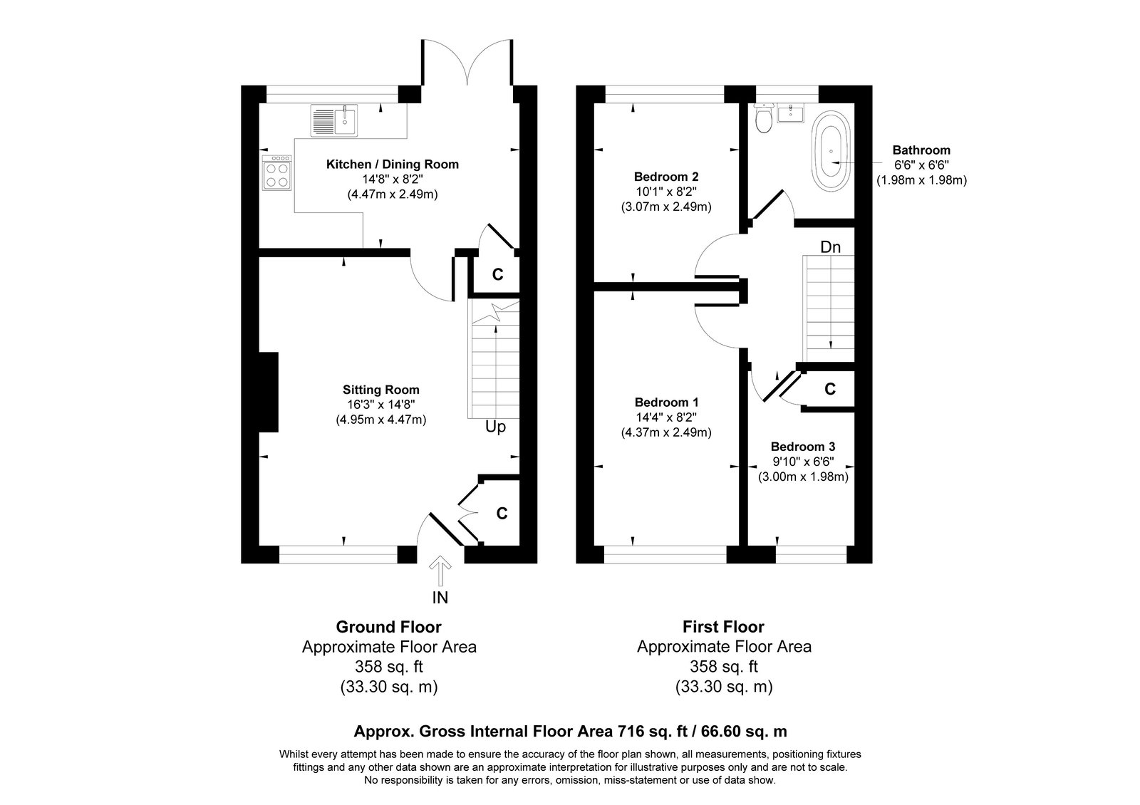 22, Pennine Grove, Leigh floorplan