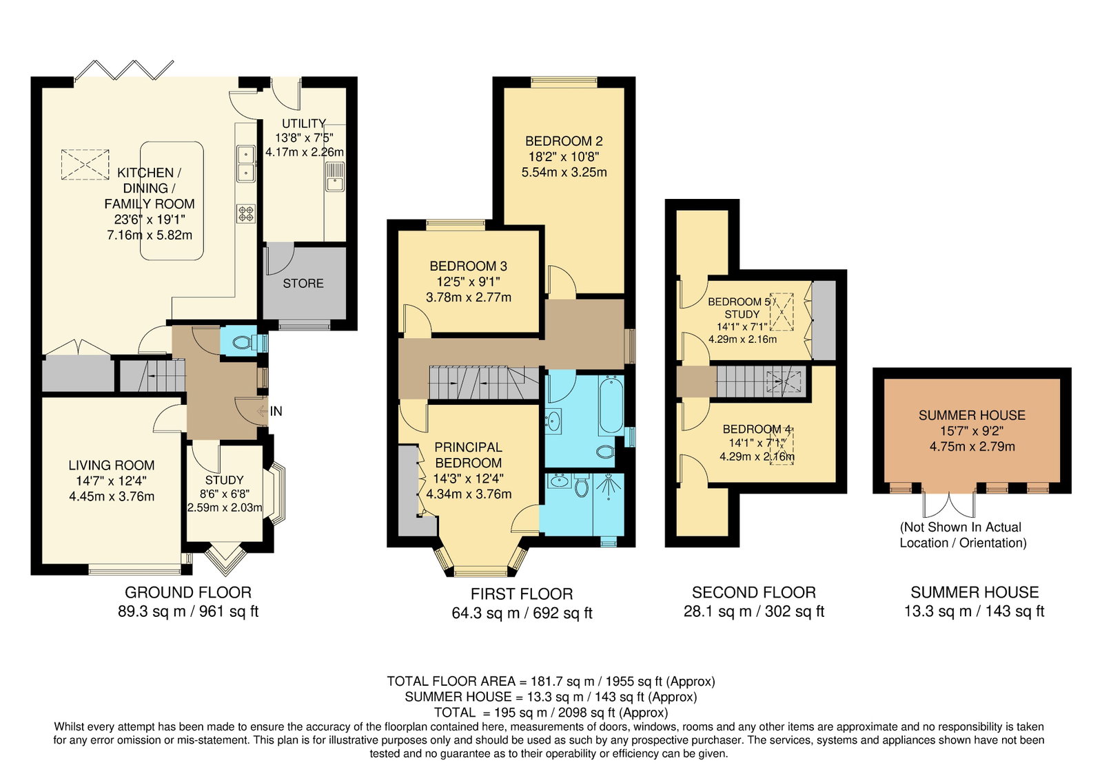 13, Bradstock Road, Stoneleigh floorplan