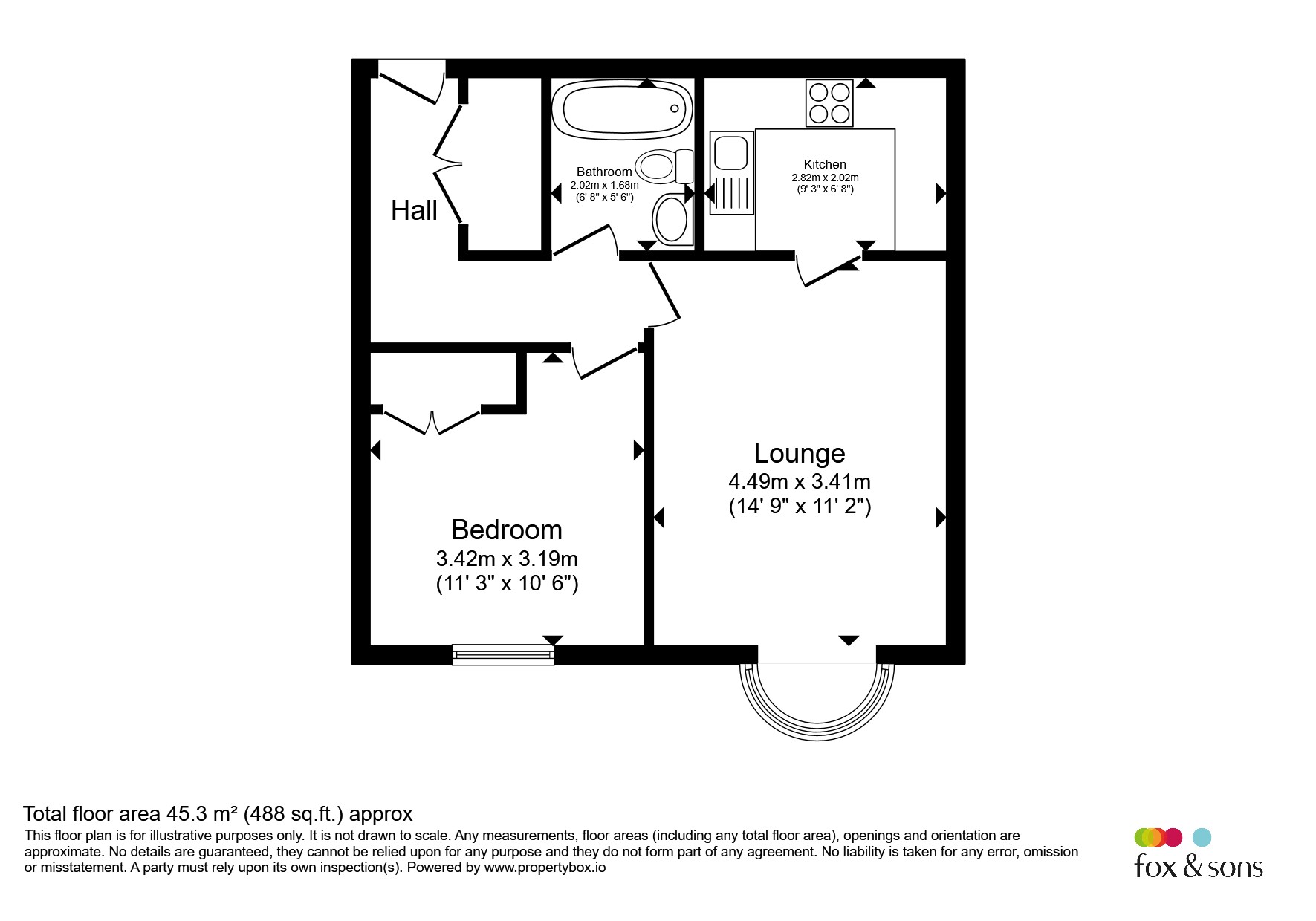 Flat 22, Holmewood House, 37, Hastings Road, Bexhill-On-Sea floorplan