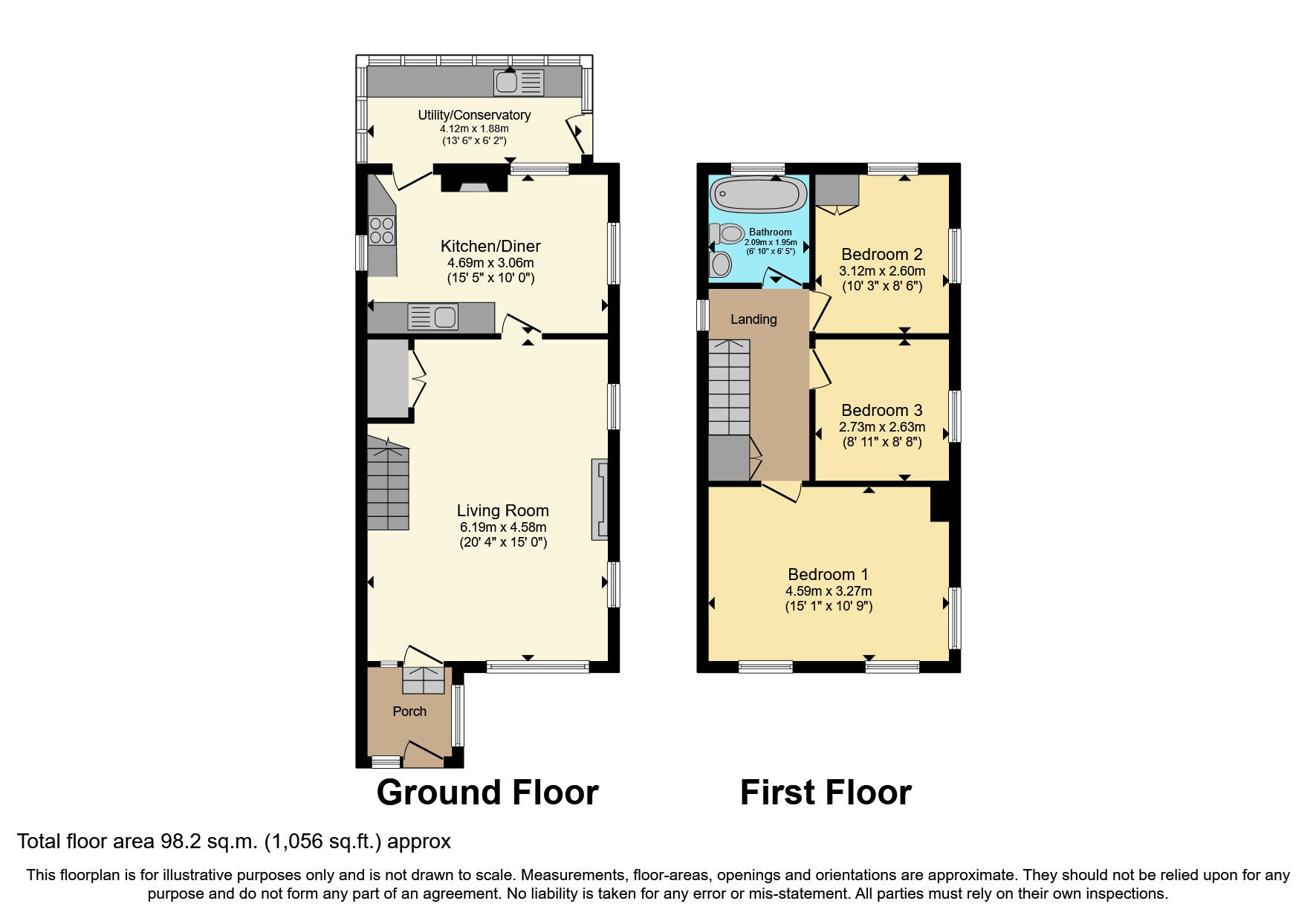 St. Marys Terrace, Lower Drift, Penzance, Cornwall TR19, 3 bedroom end