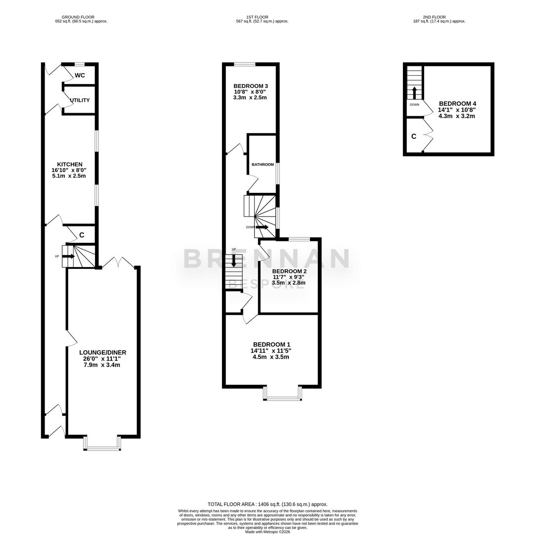 7, Roundhill Road, Kettering floorplan