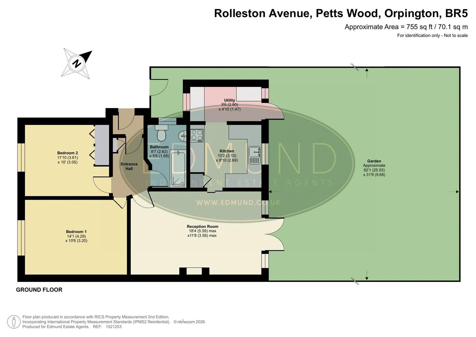 69, Rolleston Avenue, Petts Wood floorplan