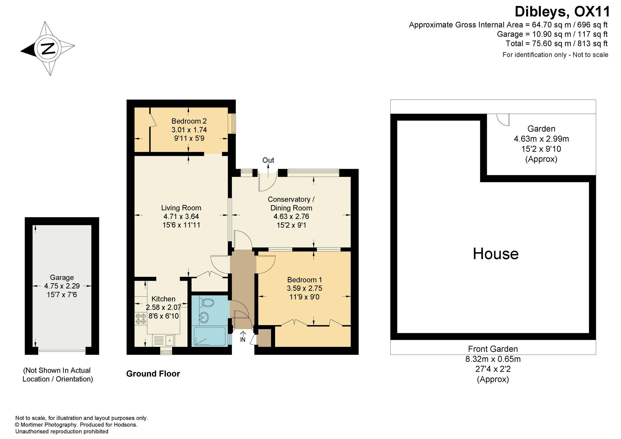 28 Dibleys, Didcot floorplan