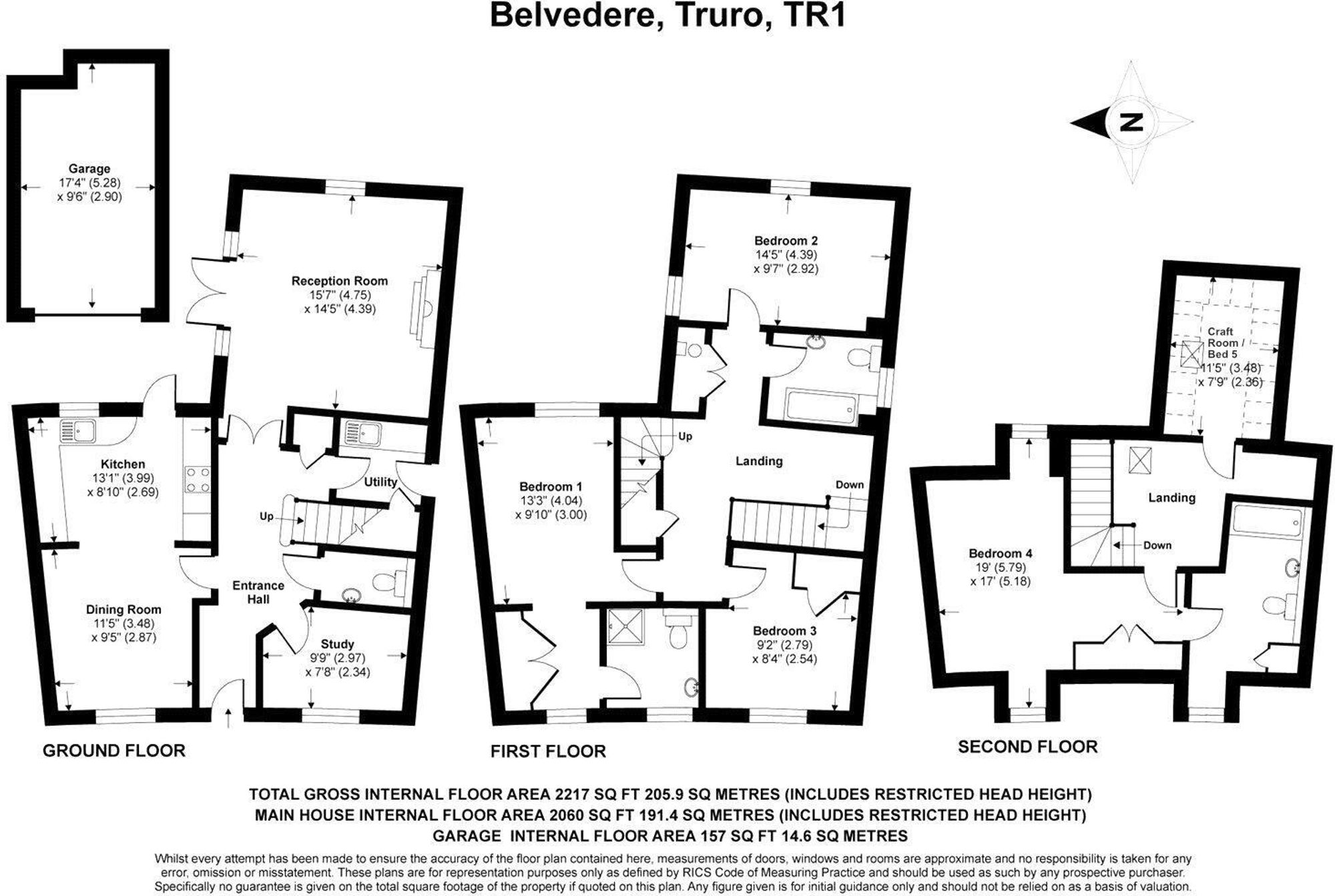 14 Belvedere, Truro floorplan