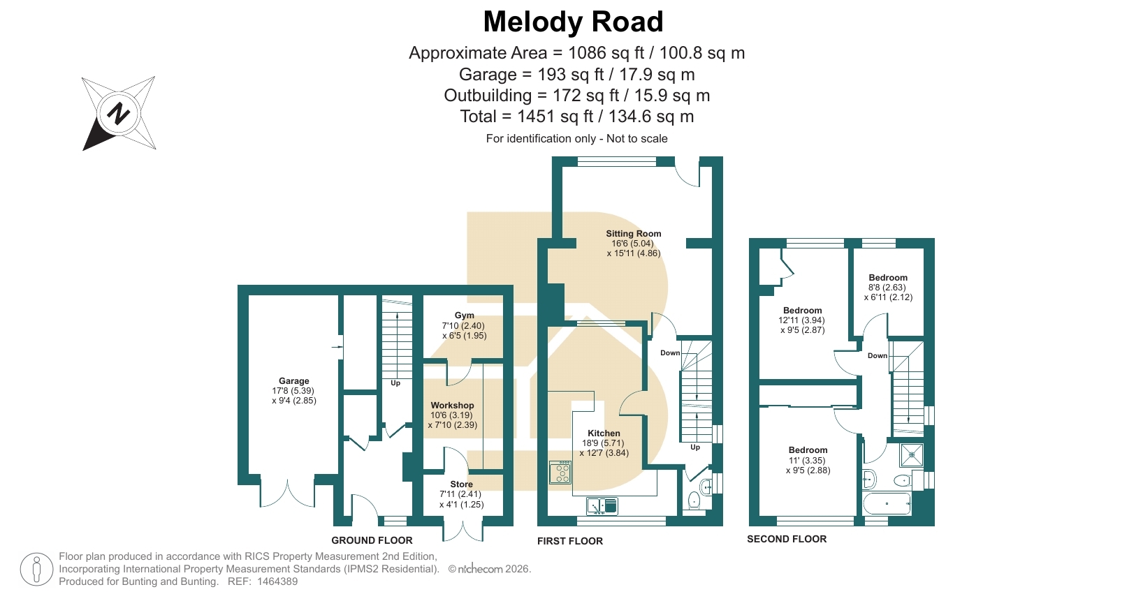 63, Melody Road, Westerham floorplan
