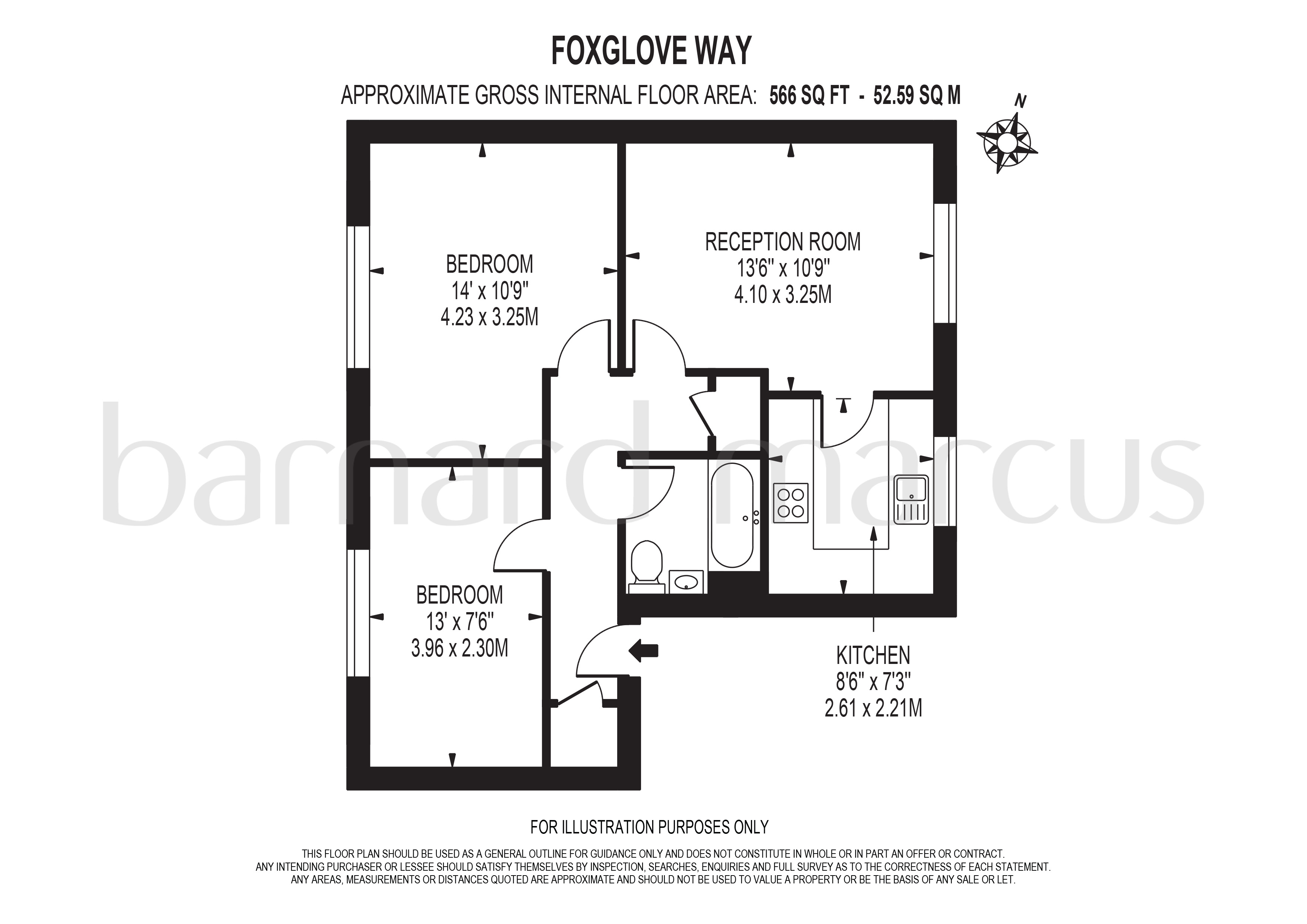 Foxglove Way, WALLINGTON floorplan