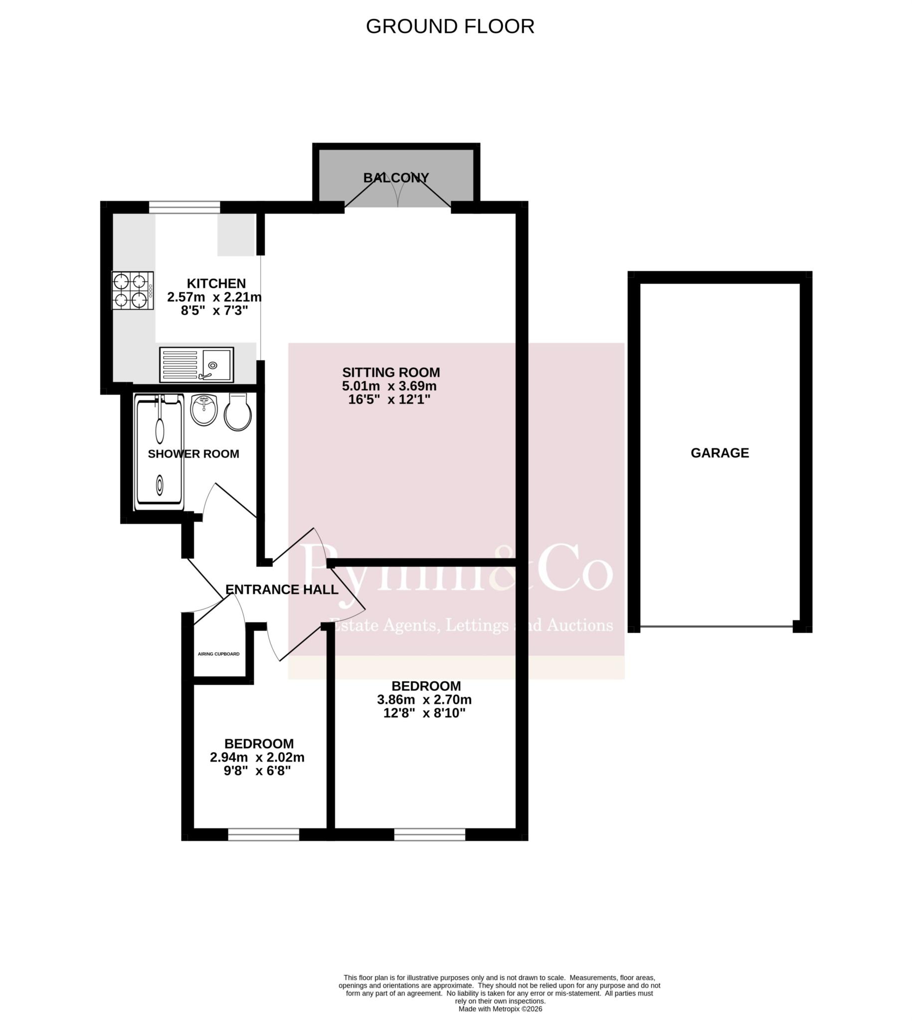 17, Langham Court, Sheringham floorplan