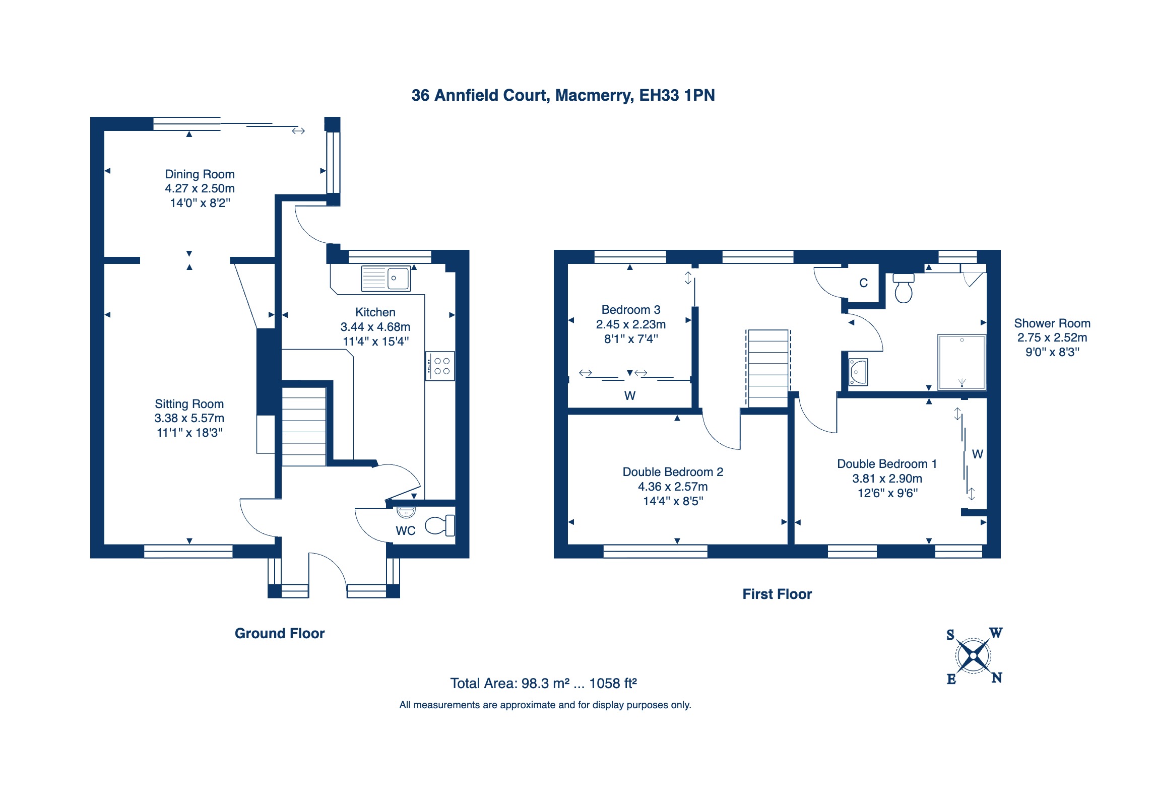 36, Annfield Court, TRANENT floorplan