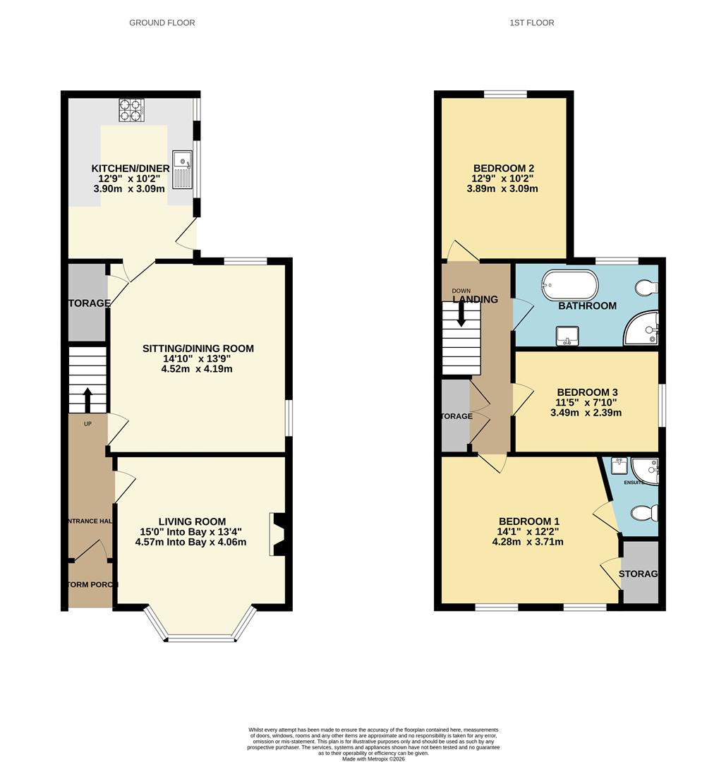 17, Chapel Road, High Peak floorplan