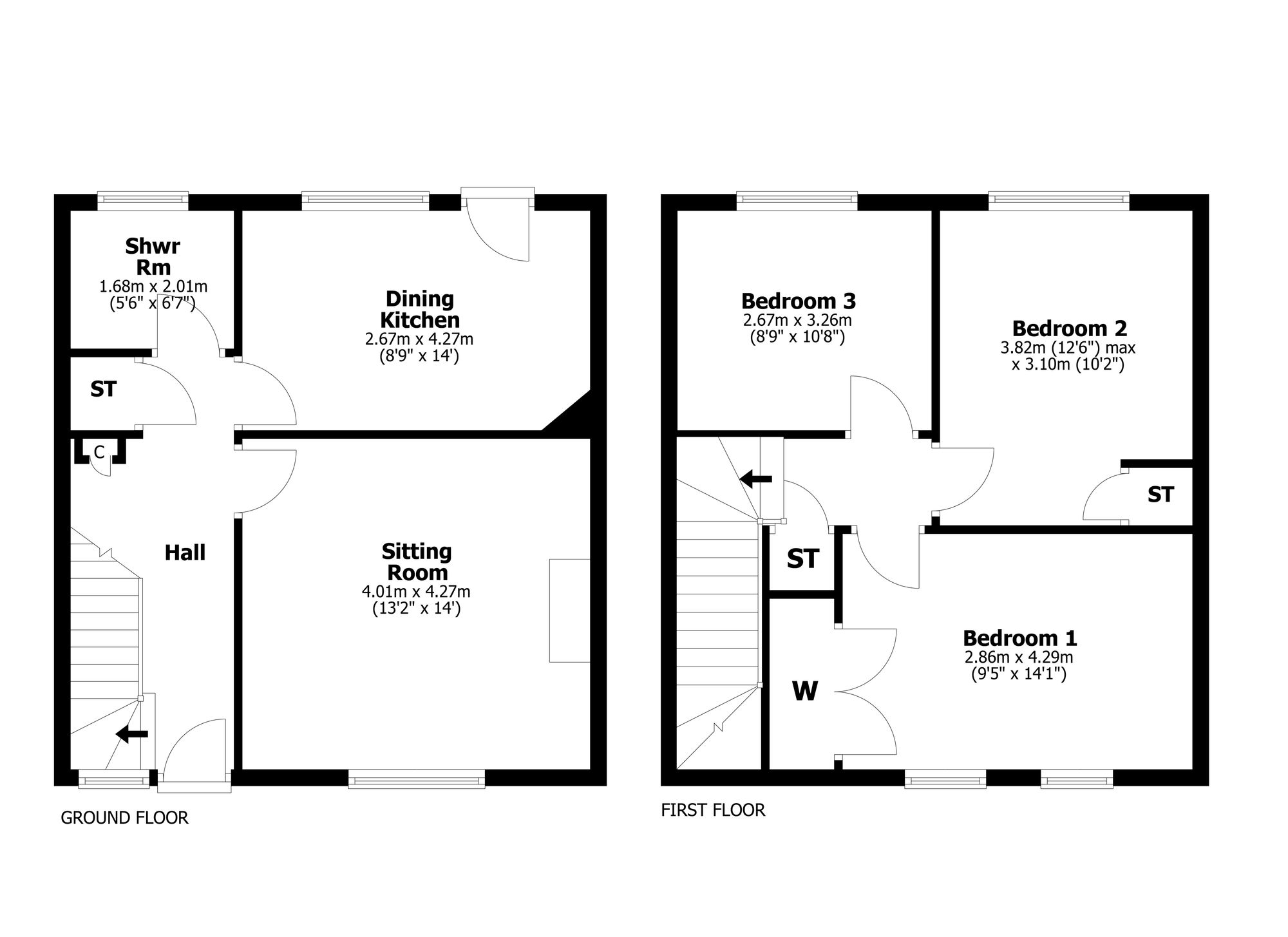 43 Braemar Crescent, Falkirk floorplan