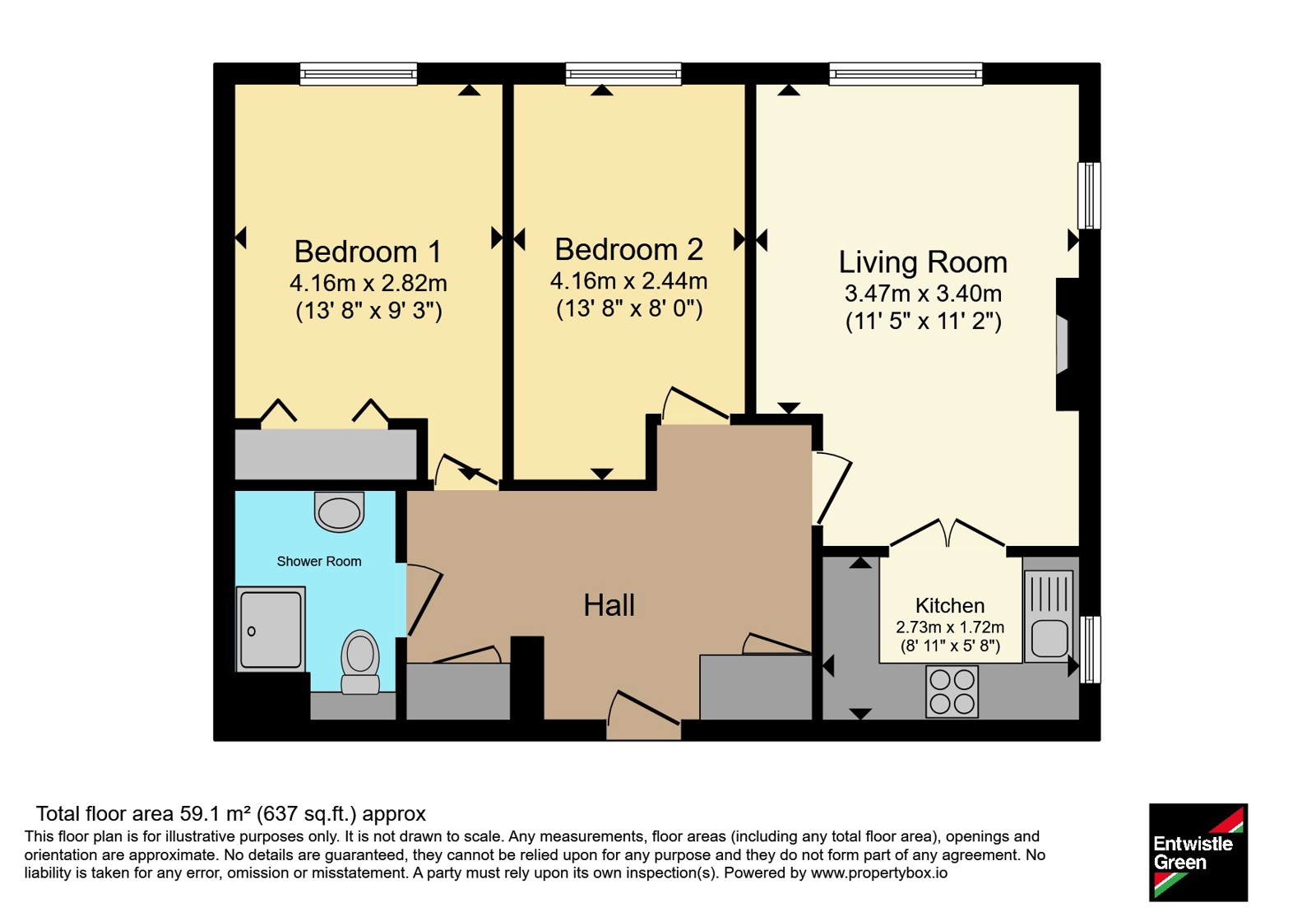 18, Ribblesdale Court, Morecambe floorplan