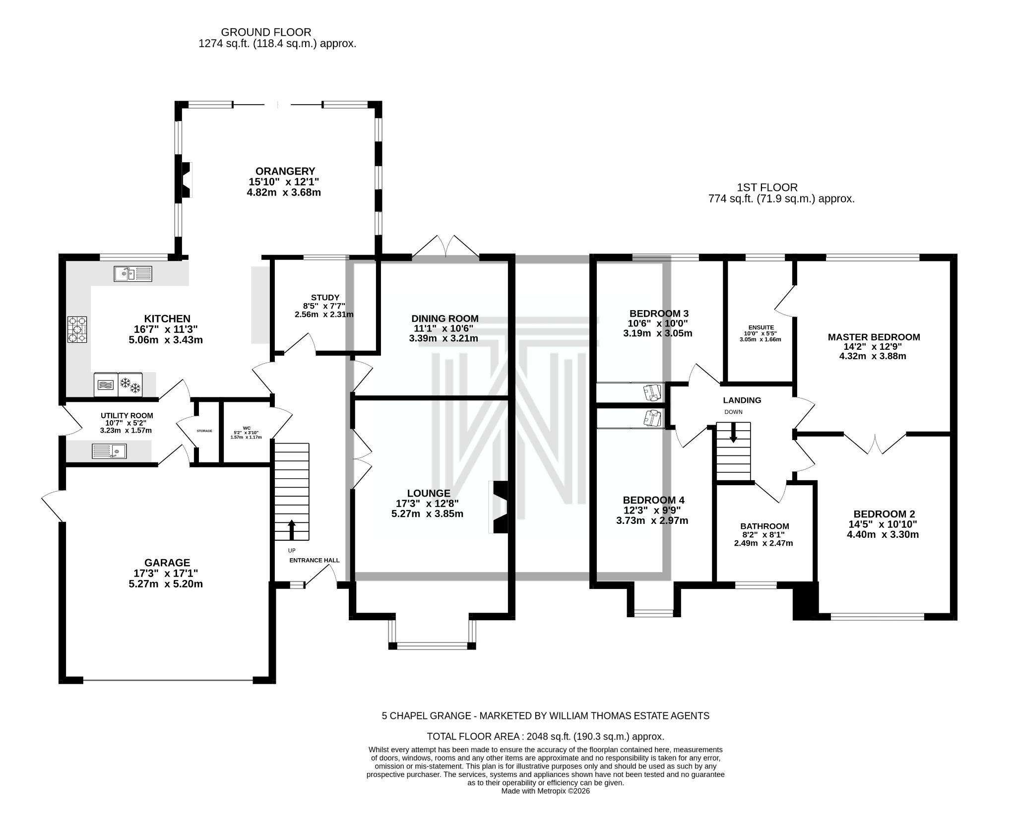 5 Chapel Grange, Bolton floorplan
