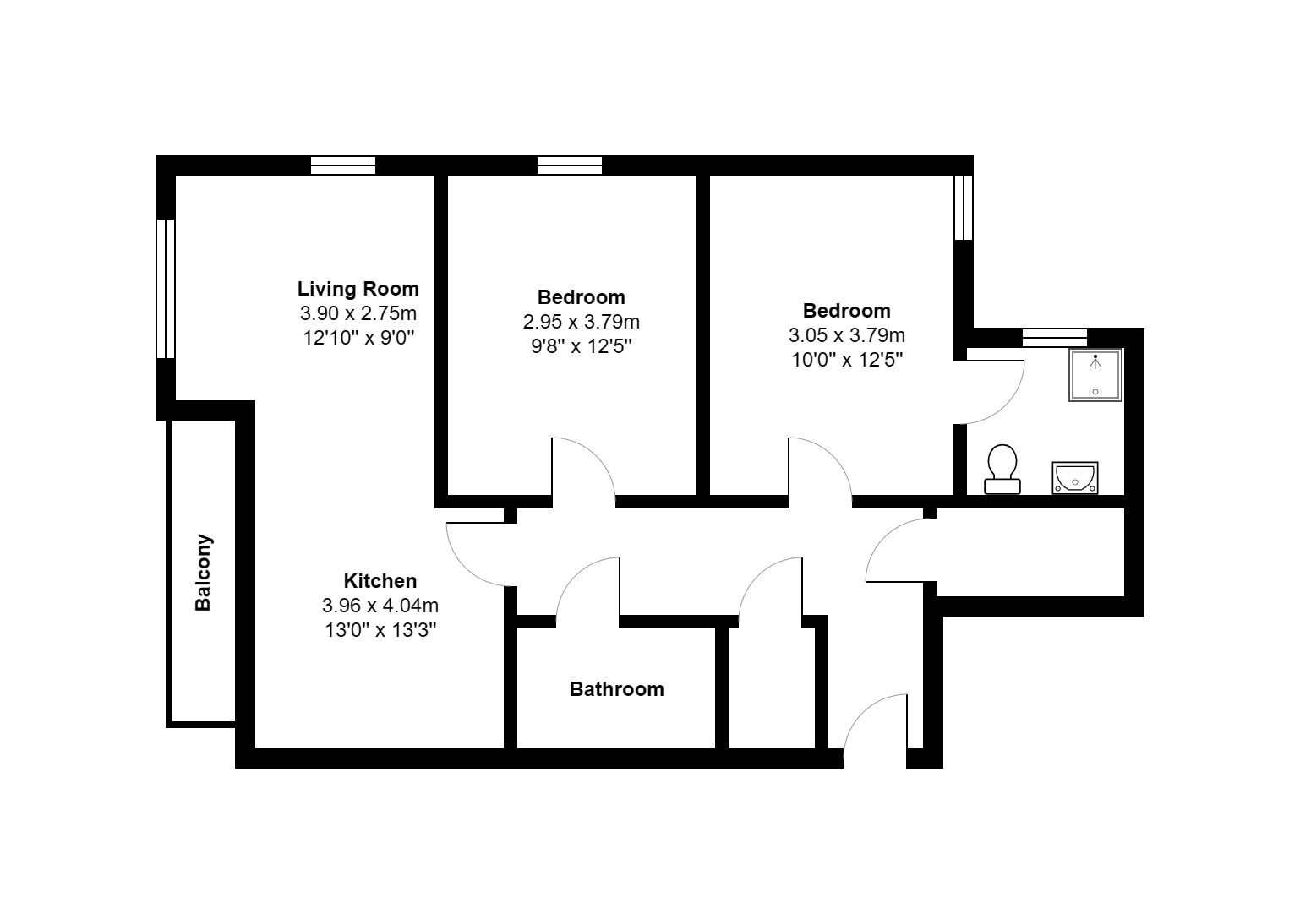 Flat 5, Tallis House, Bromley floorplan