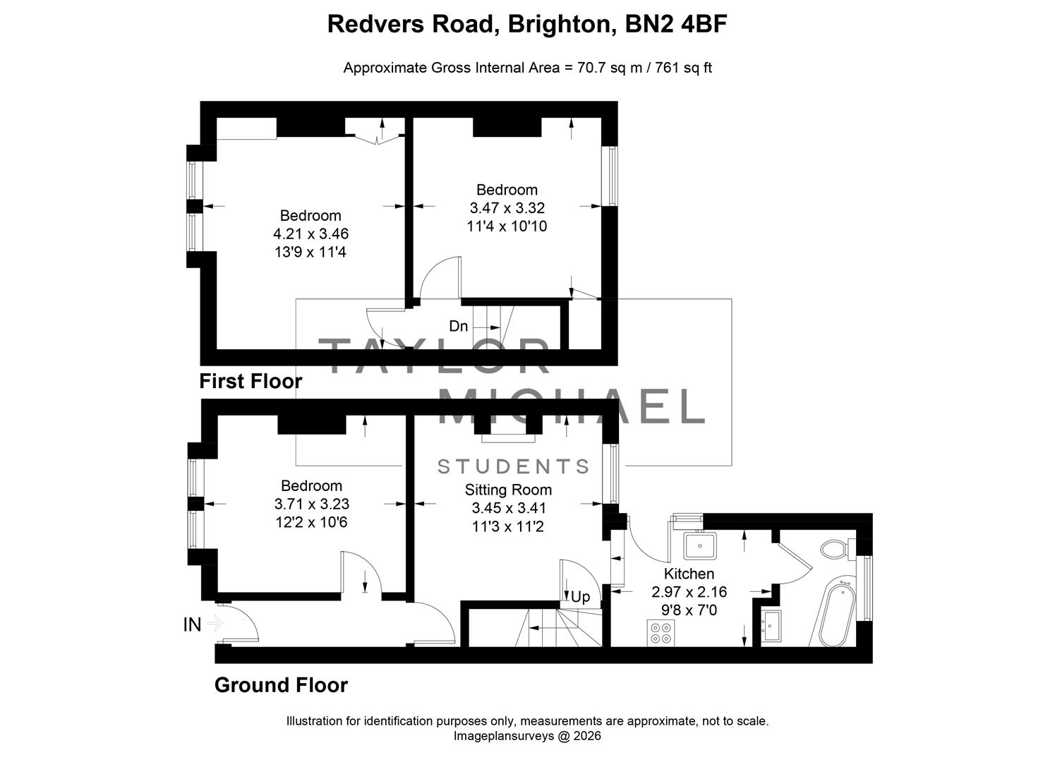 Redvers Road, Brighton floorplan
