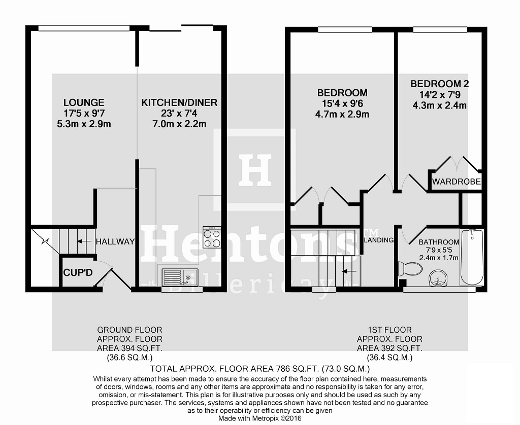 24, Polsteads, Basildon floorplan