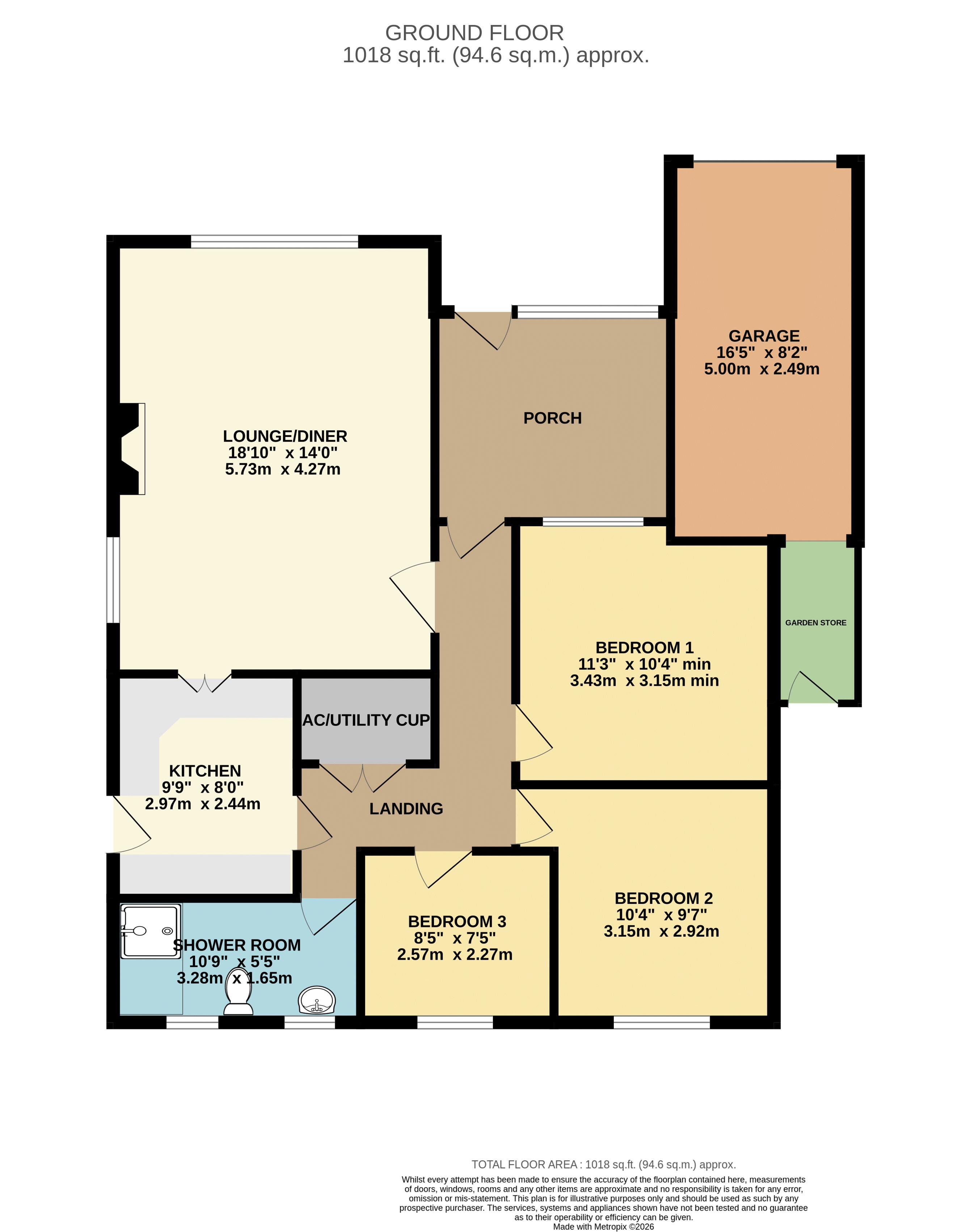 10, Prebend Lane, Lincoln floorplan