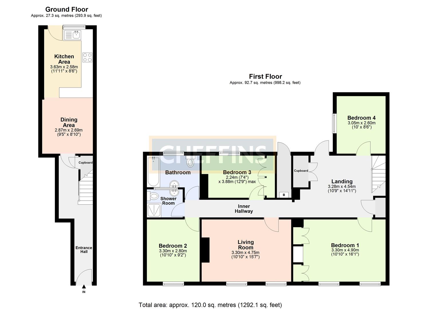The Flat, 163a, Cherry Hinton Road, Cambridge floorplan