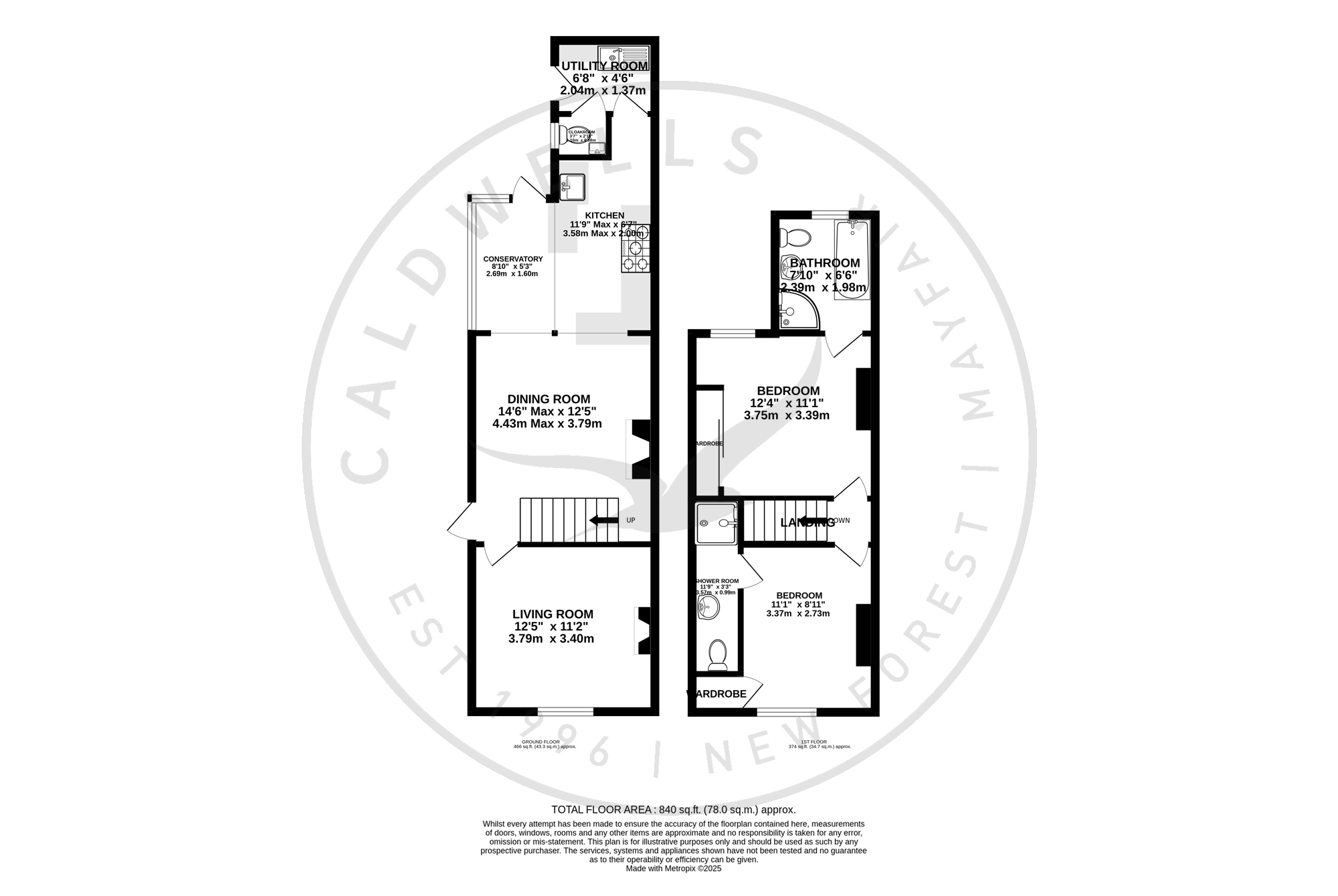 Mariner's Cottage, 24, Waterloo Road, Lymington floorplan