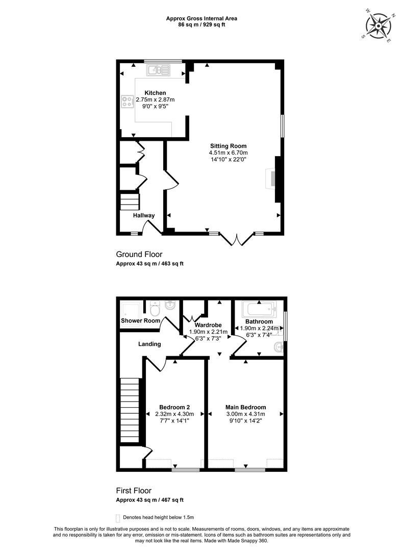 Wriggle Cottage, 1 The Granary, Ryme Road, Ryme Intrinseca floorplan