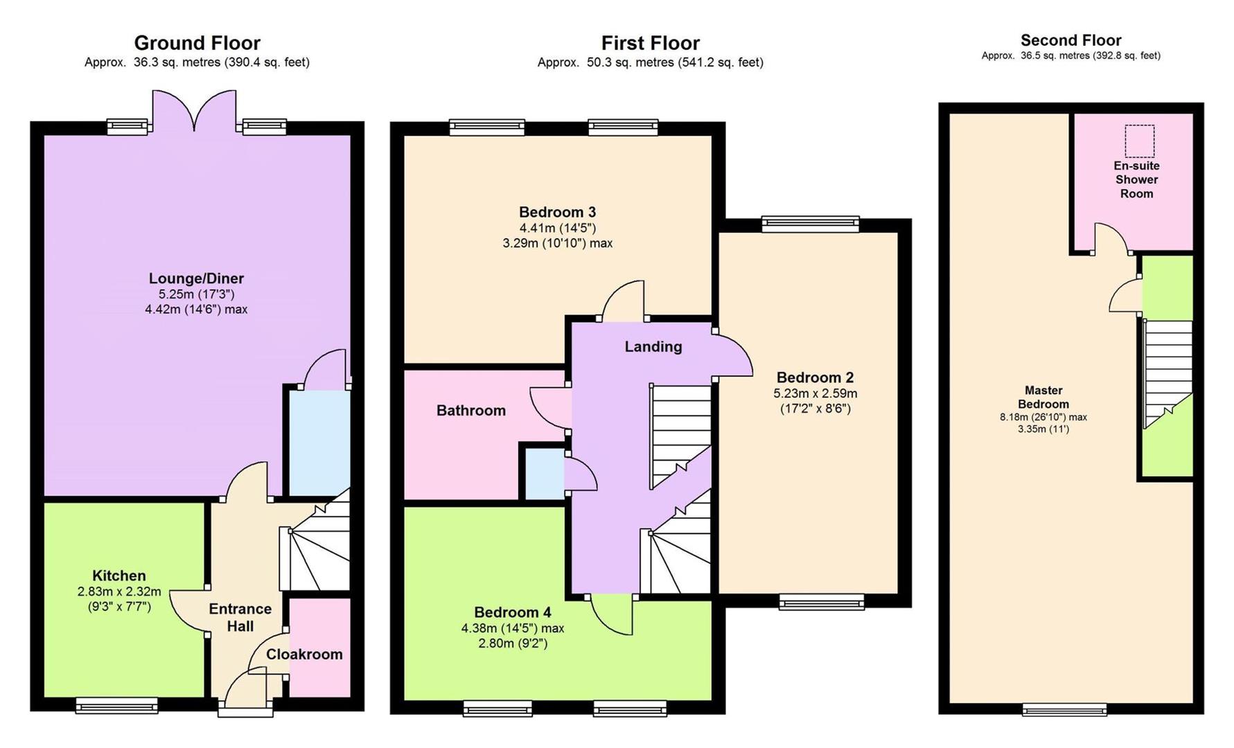 8, Worcester Close, Corby floorplan