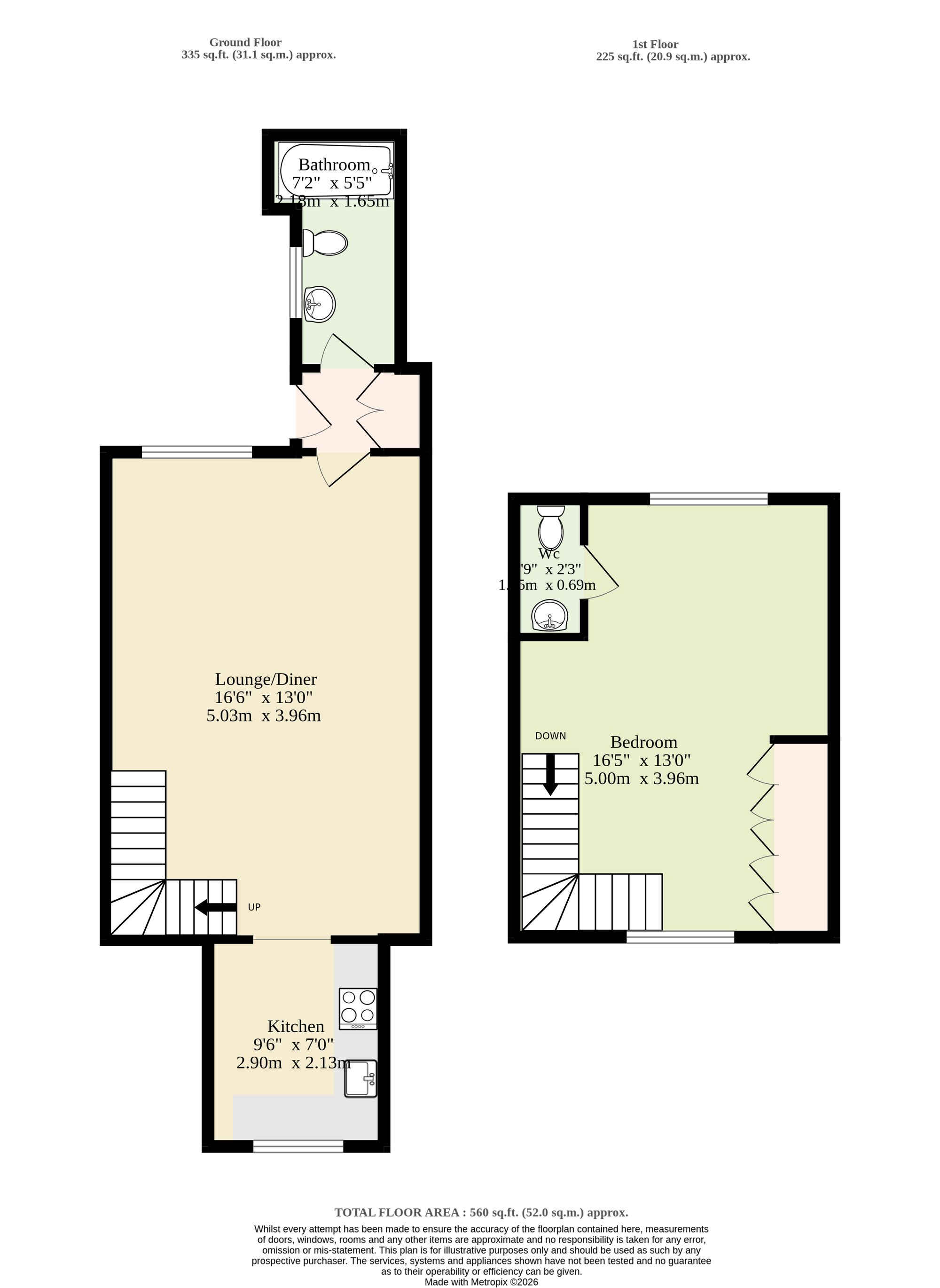 399 Beccles Road, Lowestoft floorplan