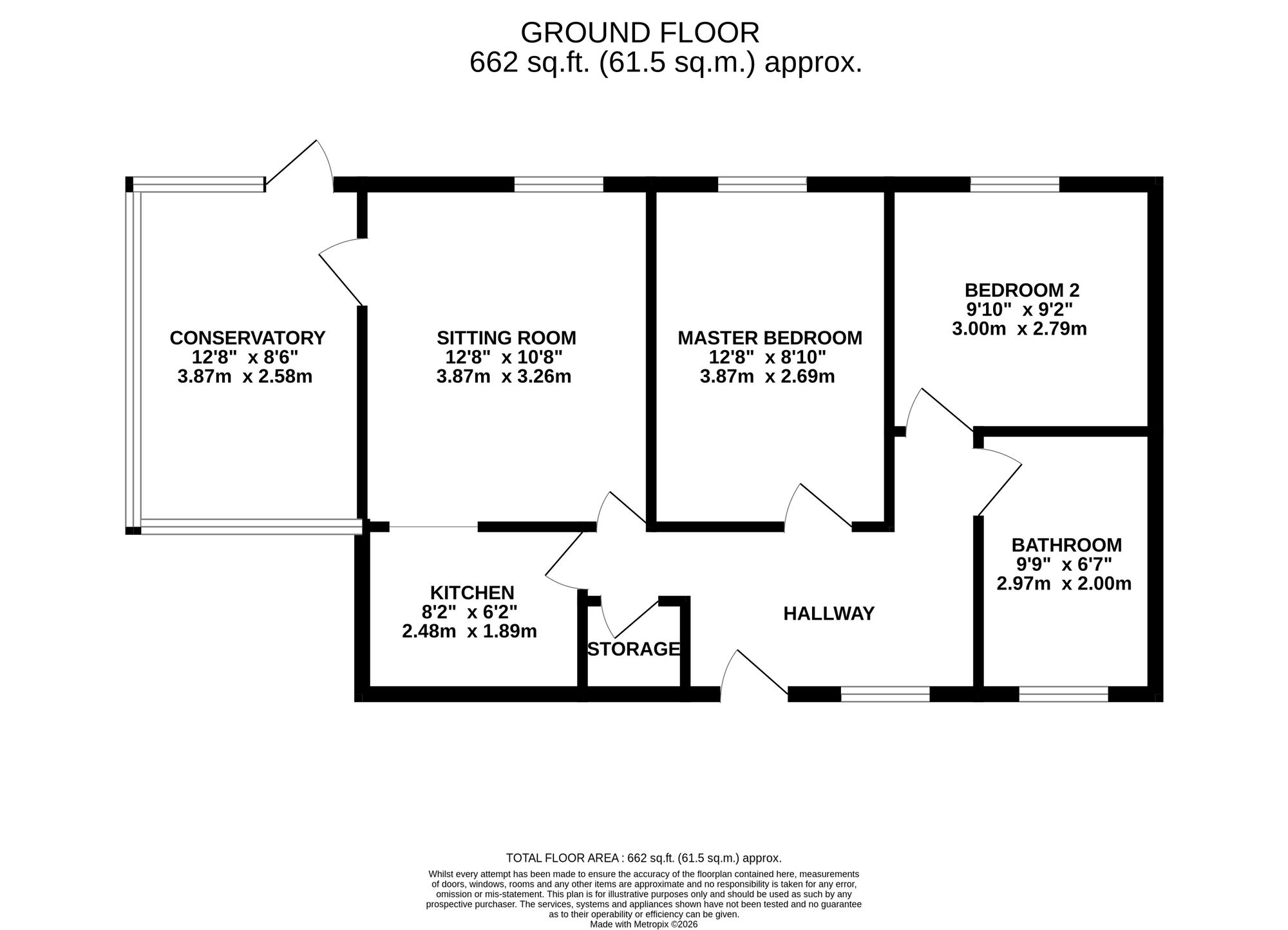 1 Ringwood Close, Warrington floorplan