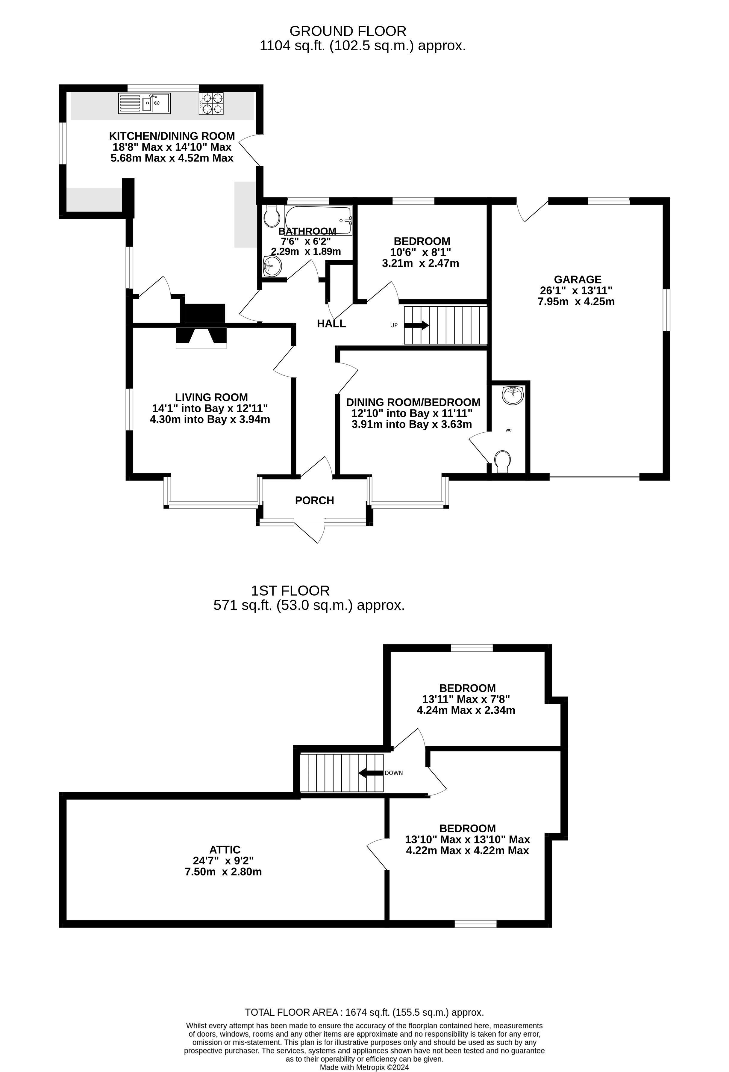 25, Firleigh Road, Kingsteignton floorplan