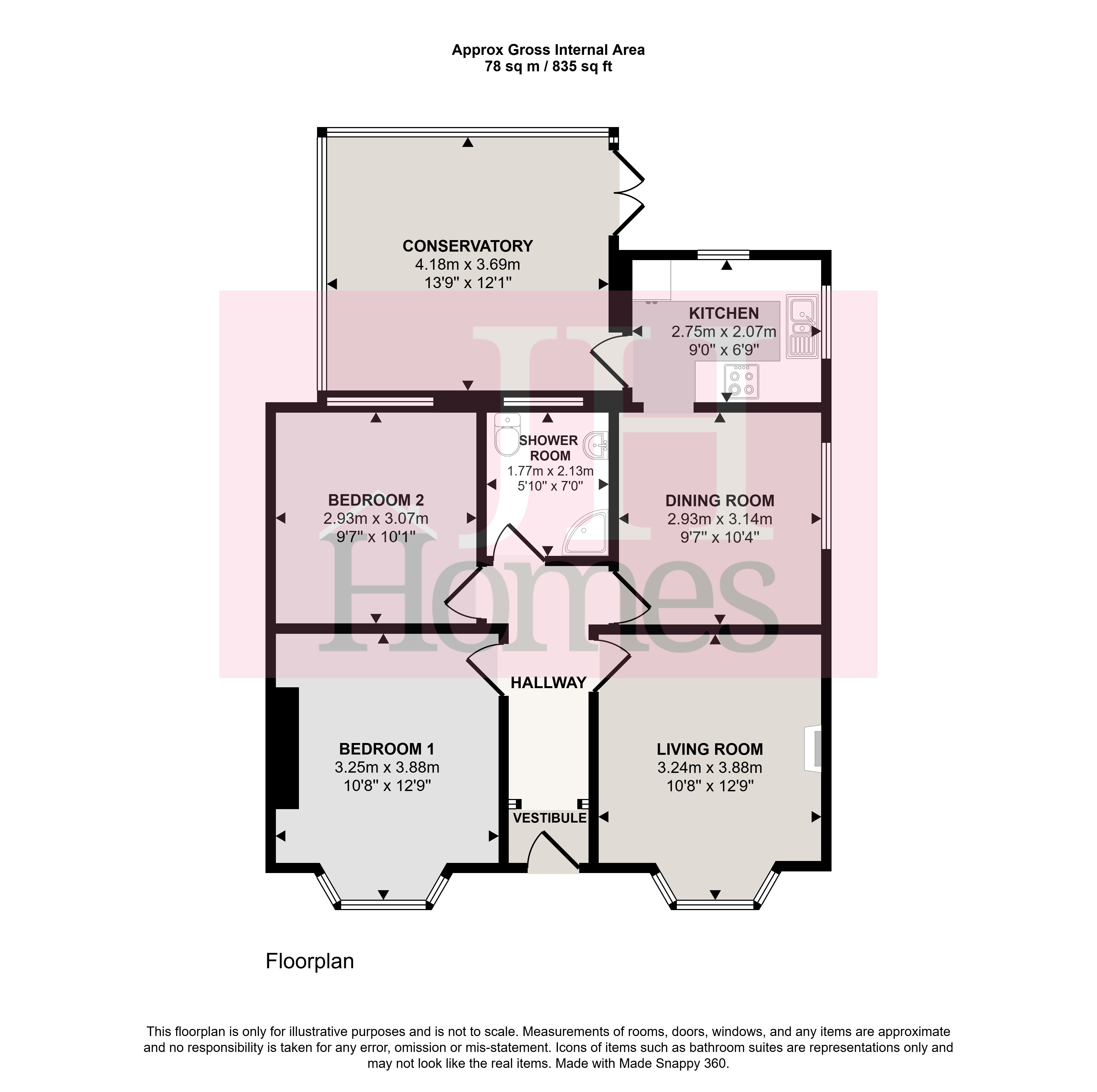 19, Litchmead Grove, Barrow-in-Furness floorplan