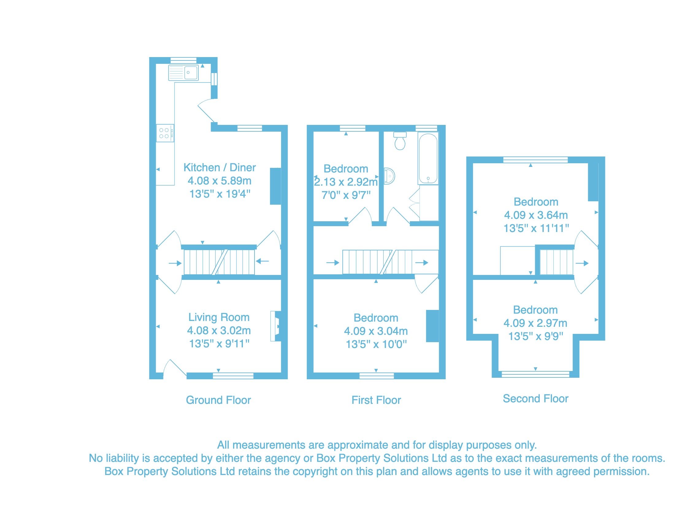 14, Binns Street, West Yorkshire floorplan