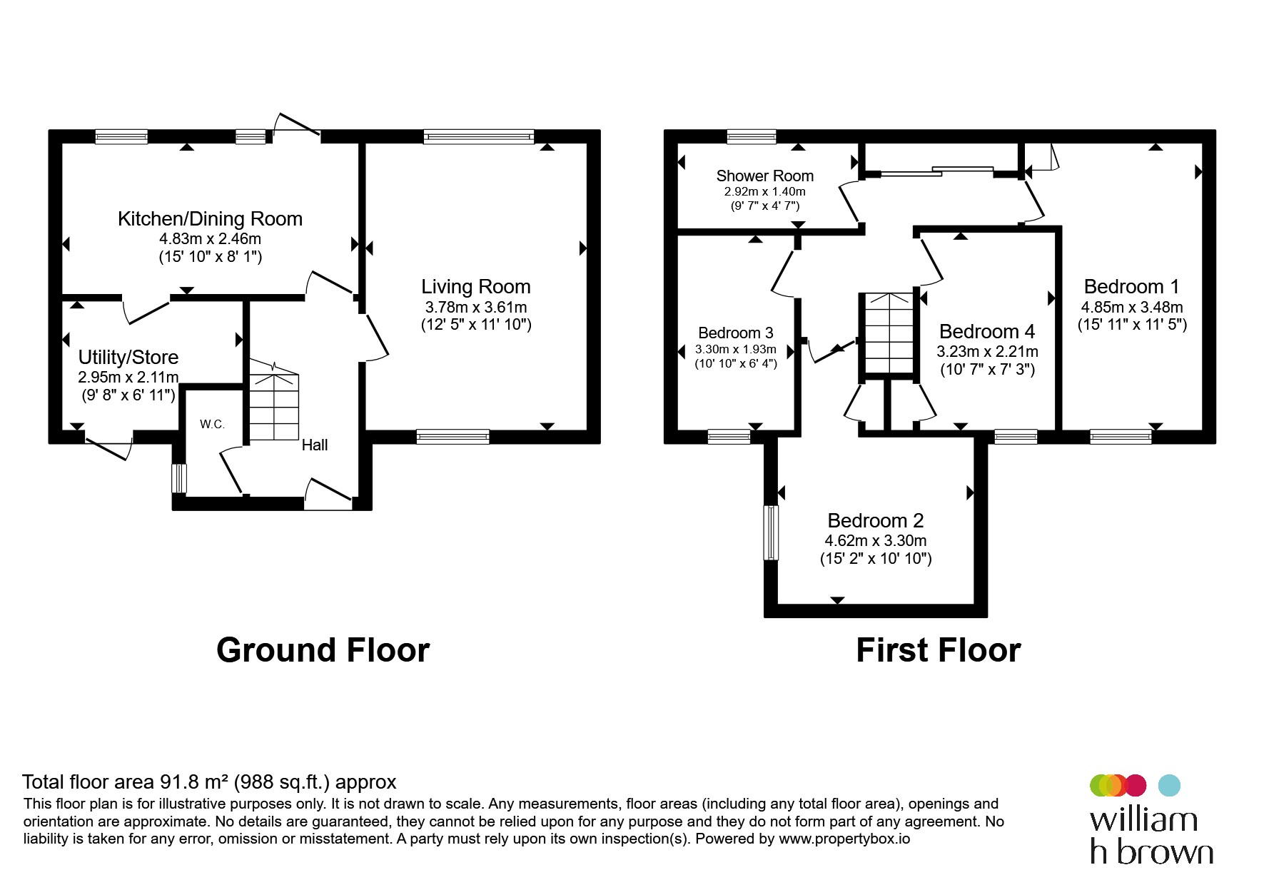 Dorking Walk, Corby floorplan