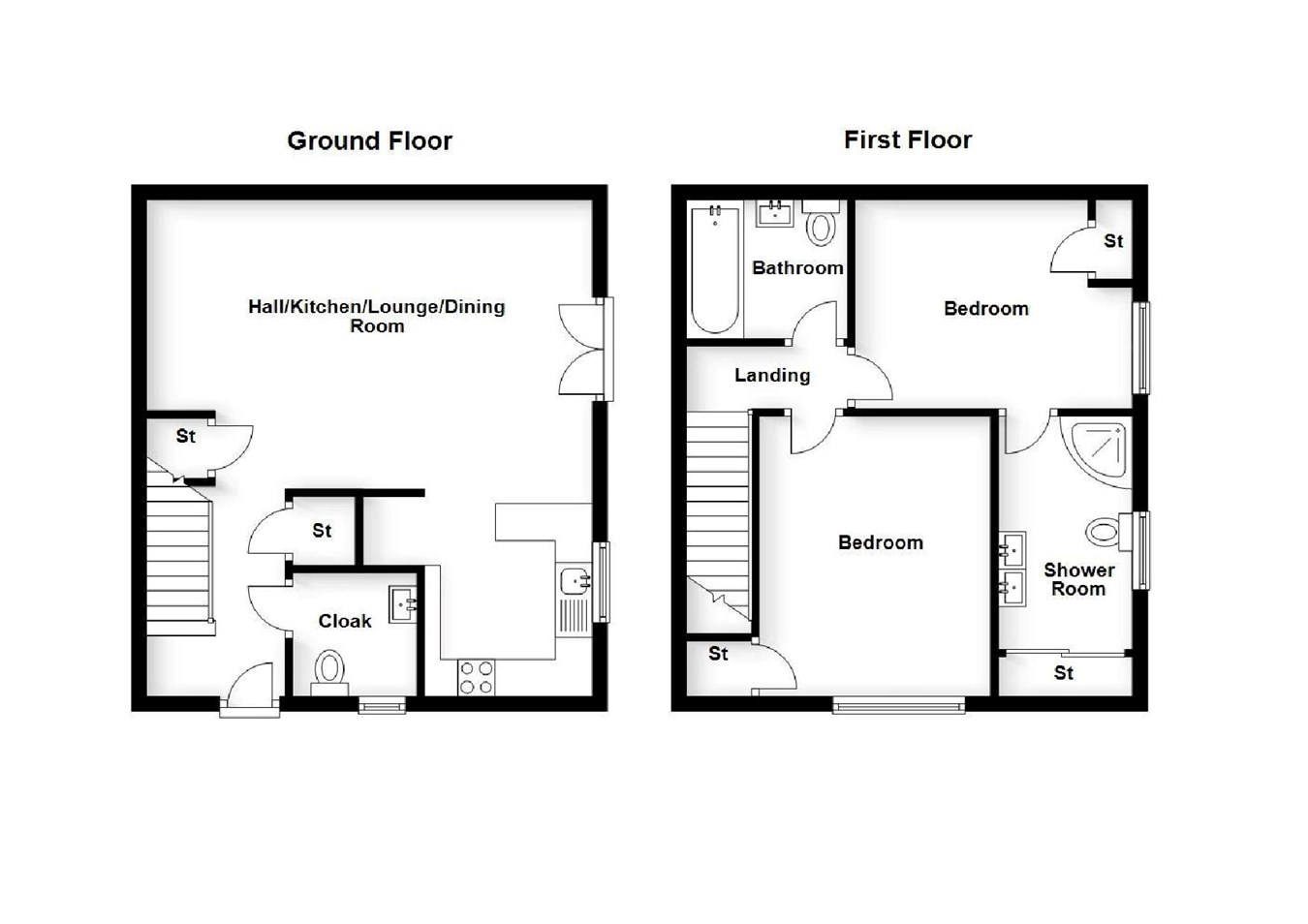 Lochay Road, Killin FK21, 2 bedroom semidetached house for sale