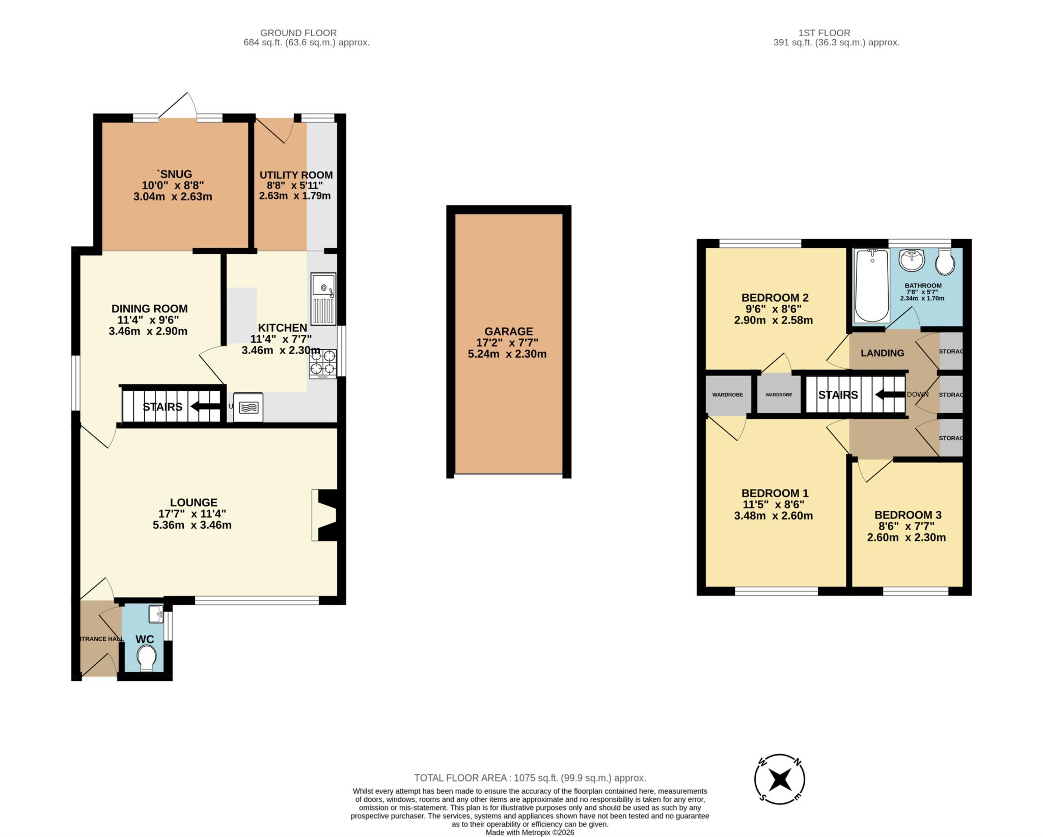 15, Stanford Way, Rochester floorplan