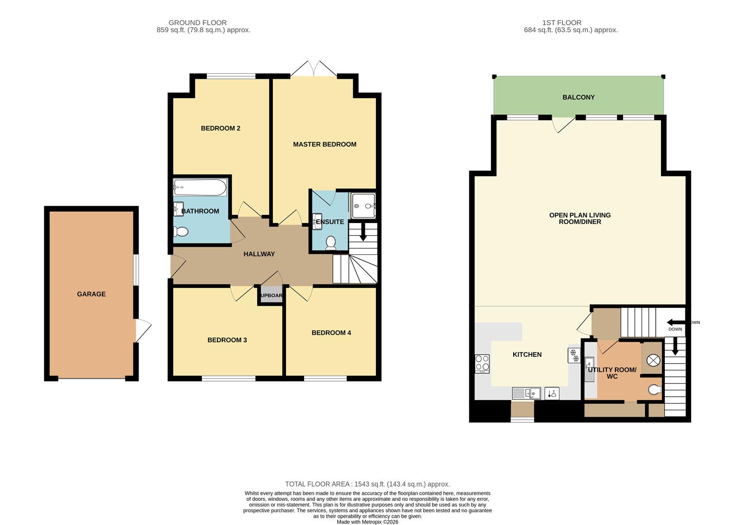 Sand Dunes, Grannys Lane, Perranporth floorplan