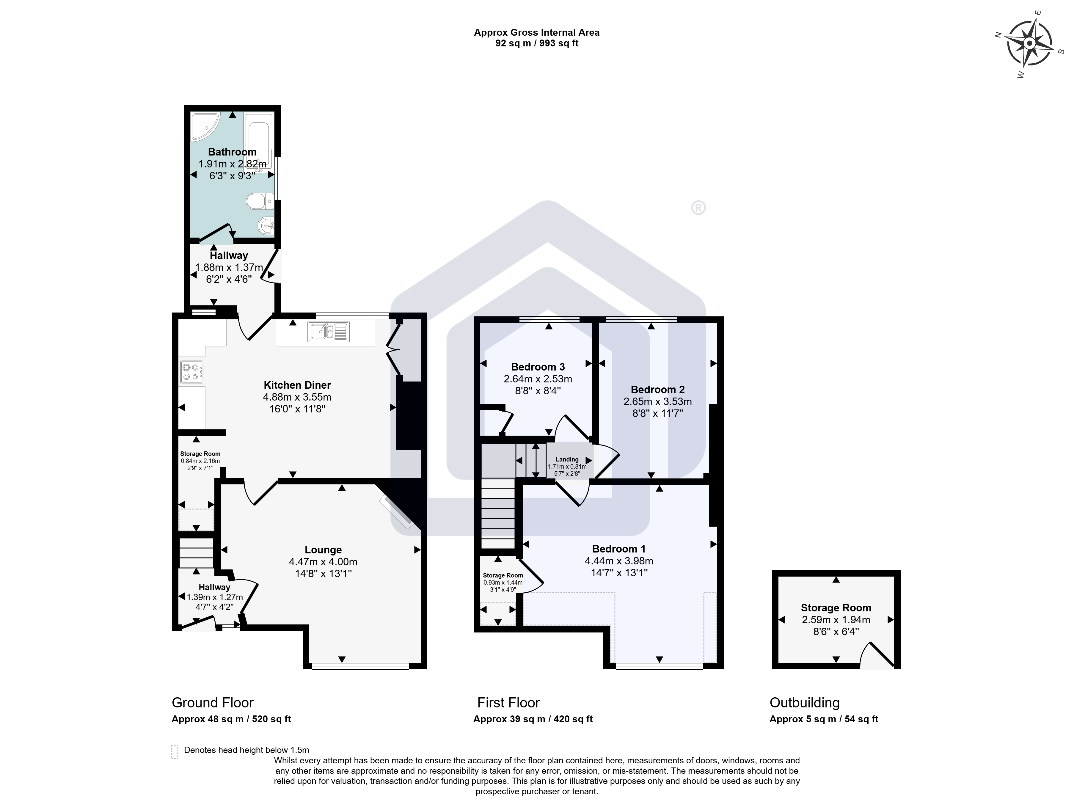 33 Haybridge Avenue, 33 Haybridge Avenue, Telford floorplan