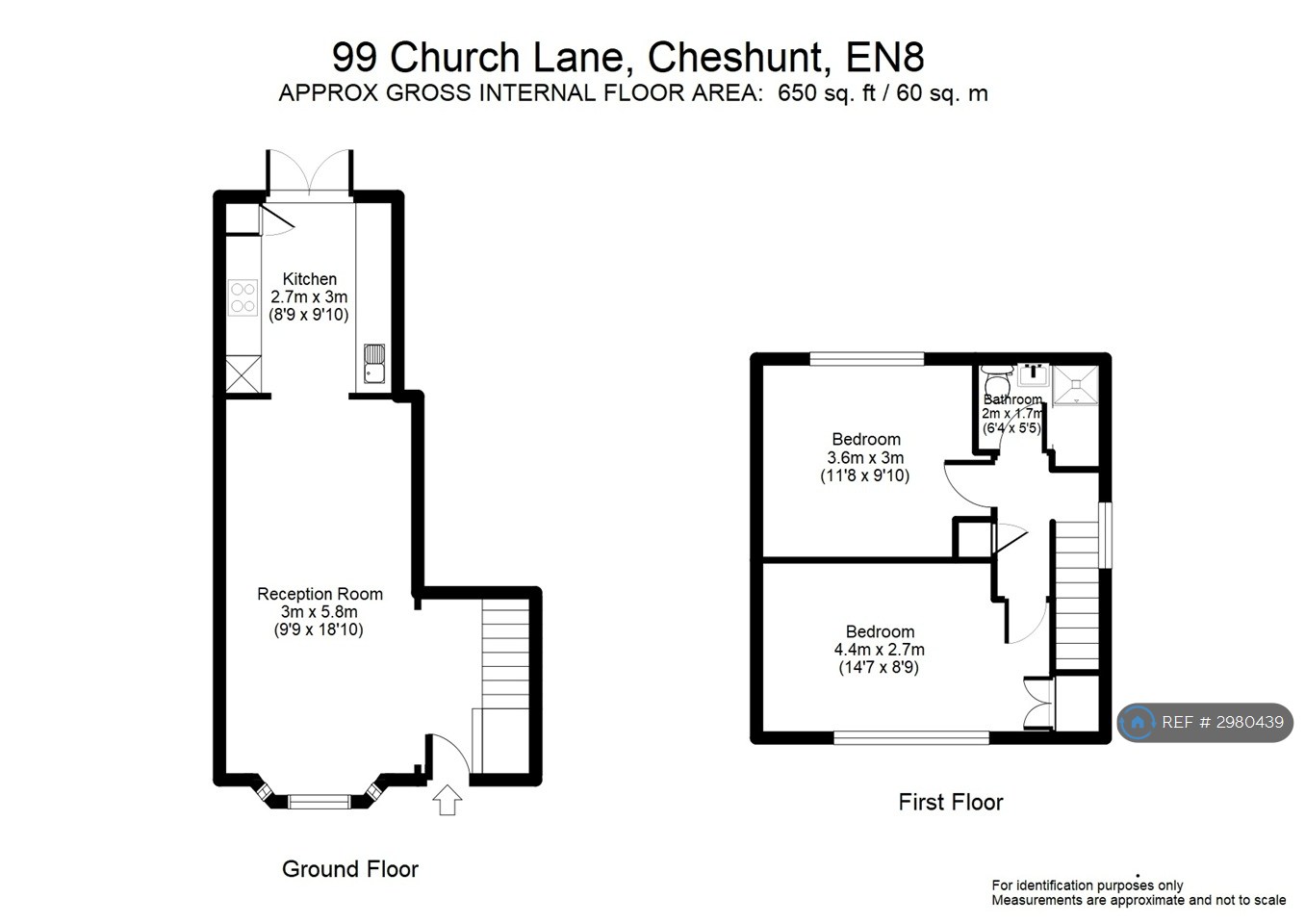 Church Lane, Cheshunt, Waltham Cross floorplan