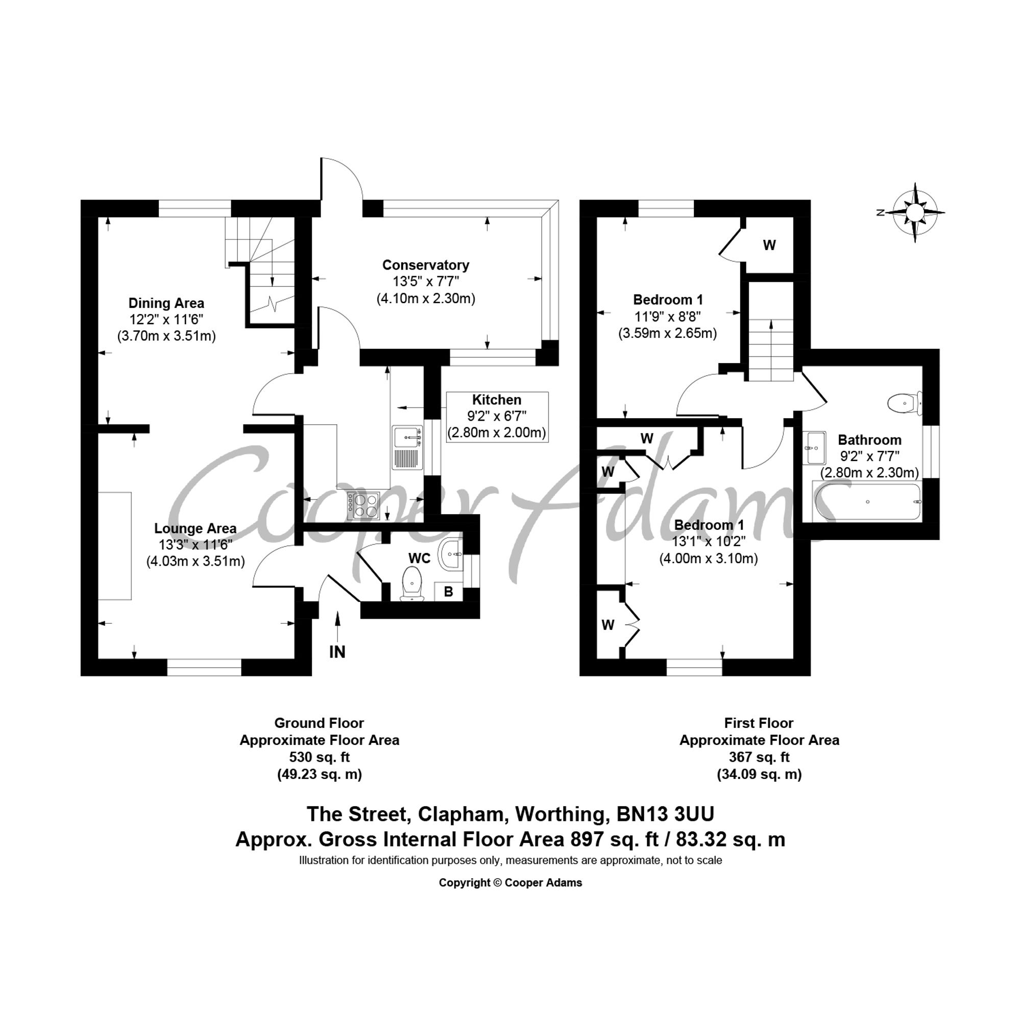 174 The Street, Worthing floorplan