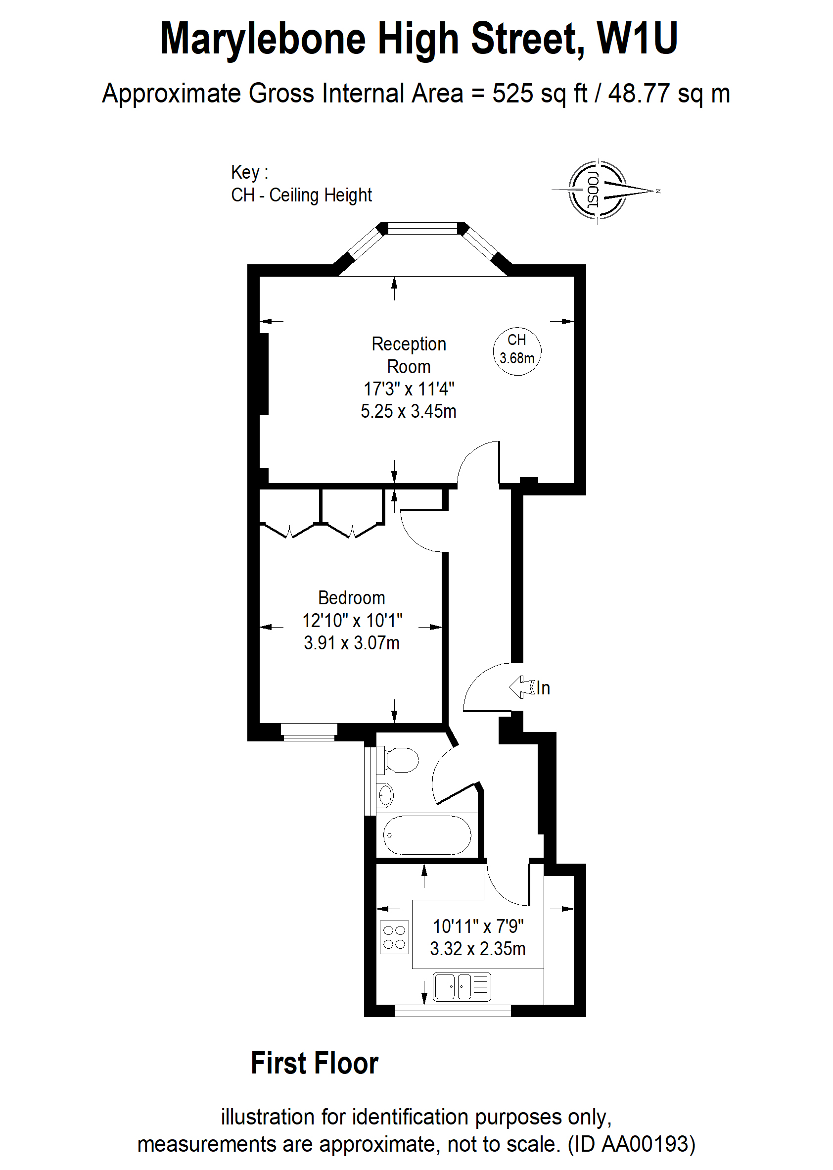 1 Bedrooms Flat for sale in Falmer House, 16-17 Marylebone High Street, London W1U