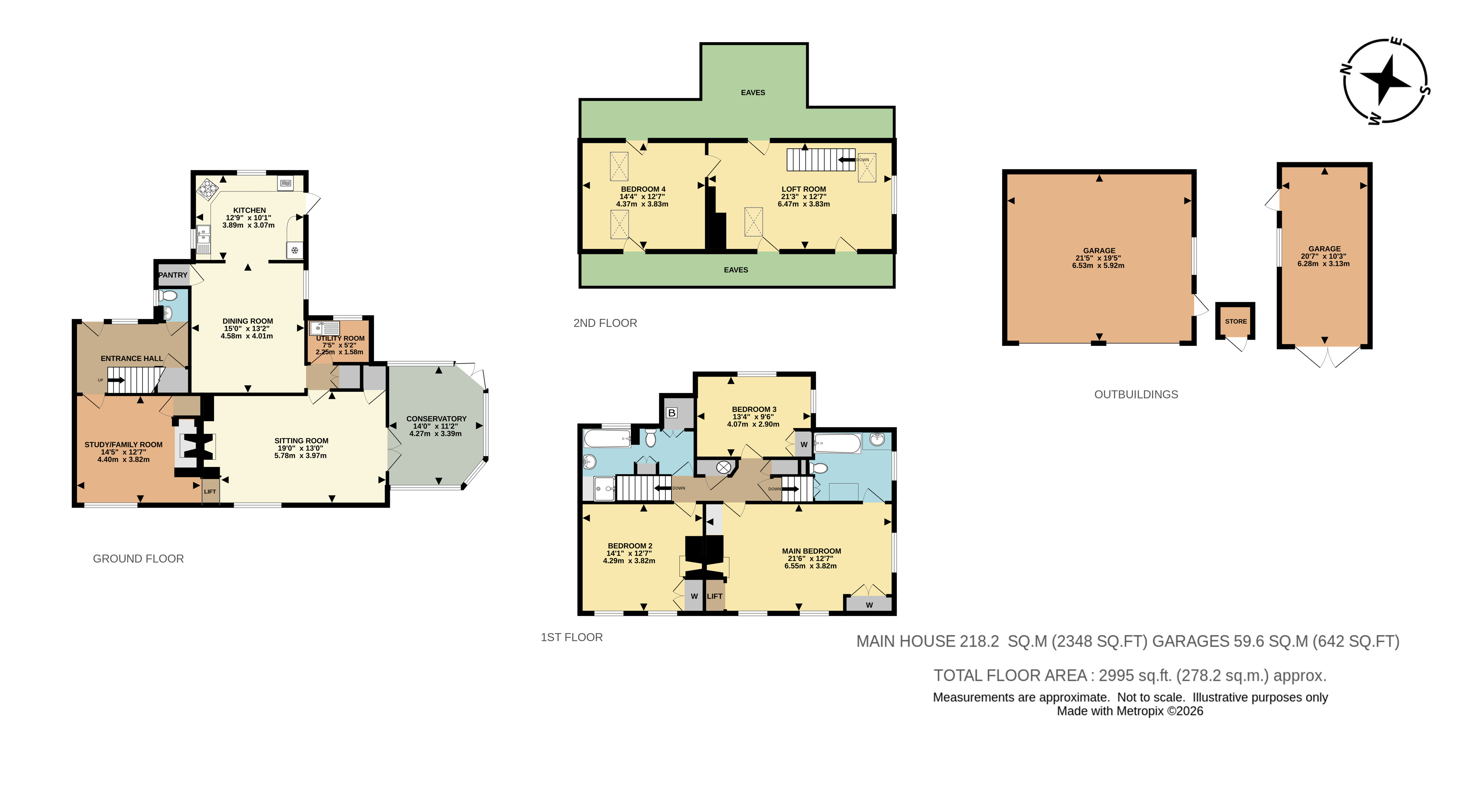 Claire Cottage,, Old School Lane, Betchworth floorplan