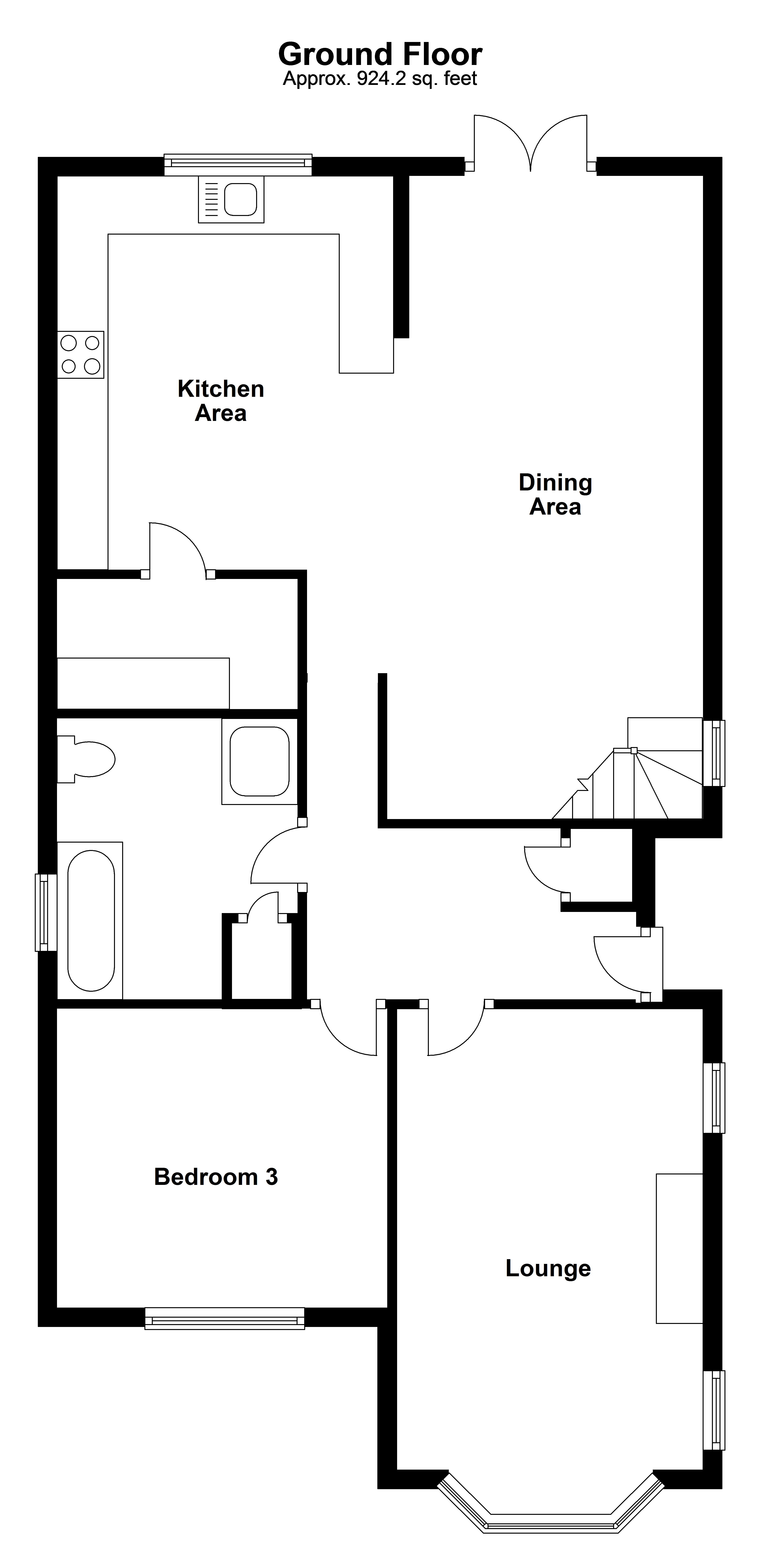 3 Bedrooms Bungalow to rent in Downs Valley Road, Brighton BN2